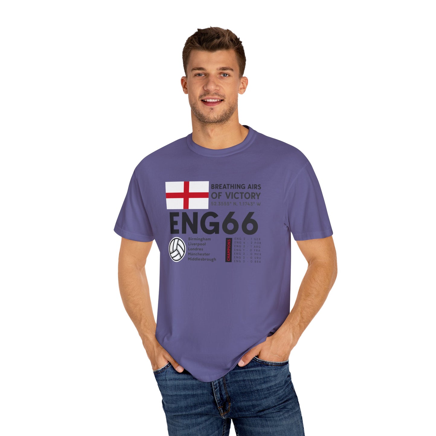 Unisex T-Shirt ENGLAND '66 Breathing Airs of Victory