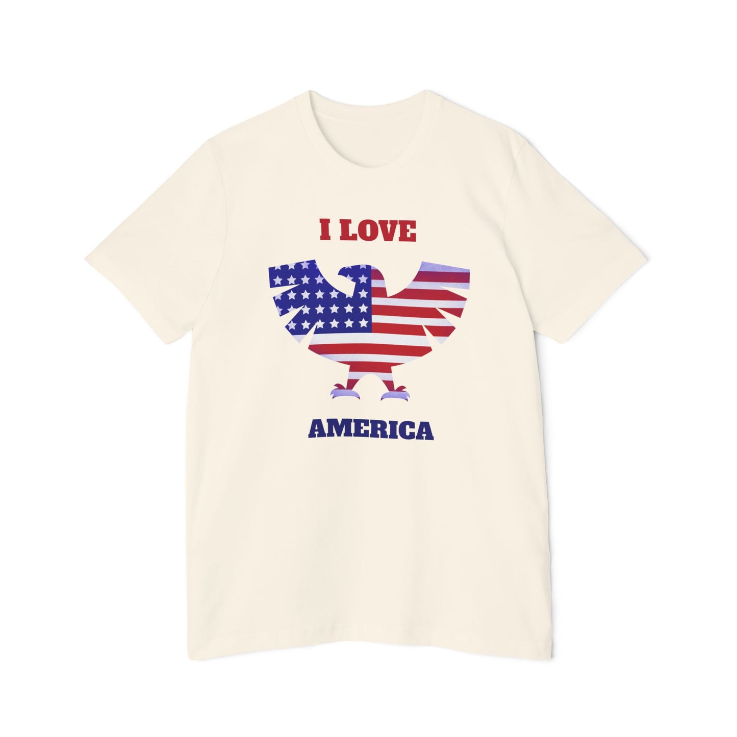 Patriotic Women's T-Shirt - I Love America USA-Made