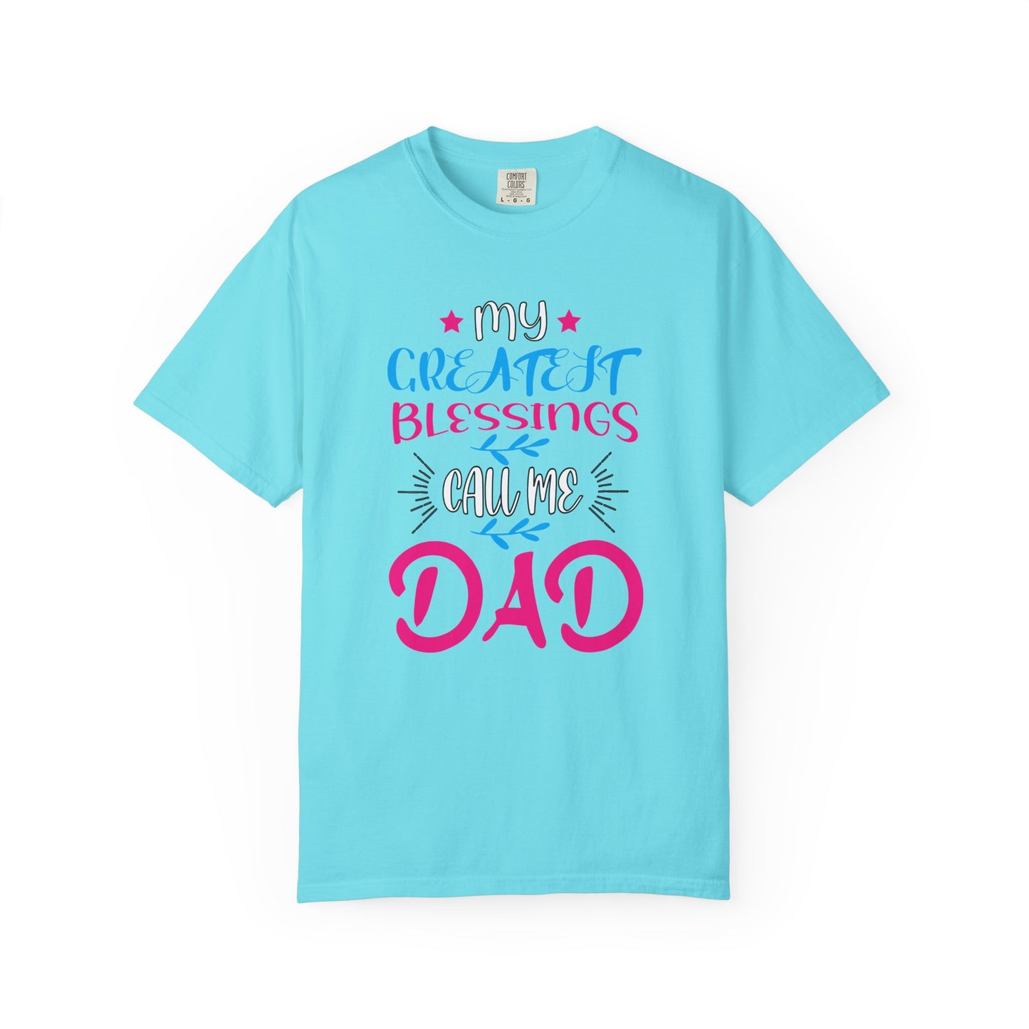 Men's Fatherhood Personalized Blessings T-Shirt