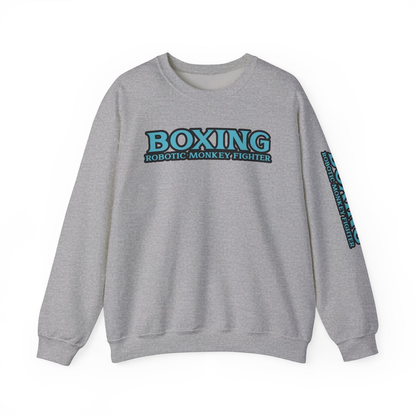 Men Boxing Robotic Monkey Fighter Sweatshirt