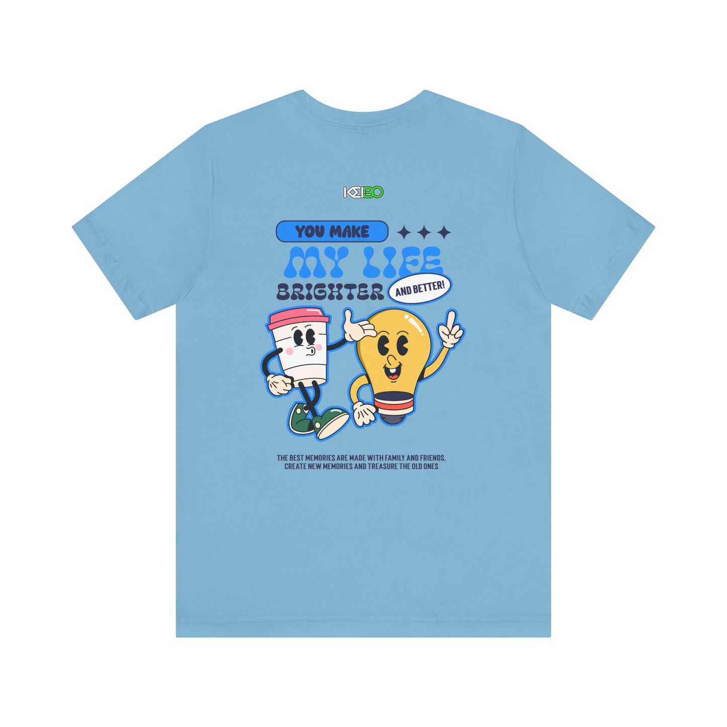 You Make My Life Brighter Men's Graphic Tee - Inspirational Shirt