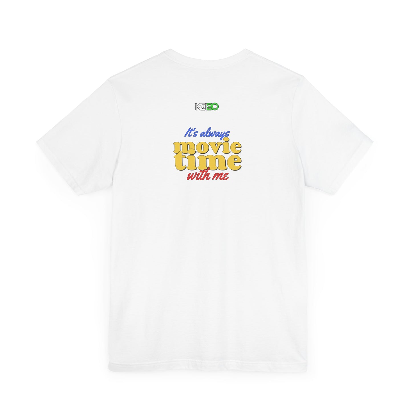 Movie Time Men's Jersey Tee - Fun Graphic T-Shirt for Film Lovers