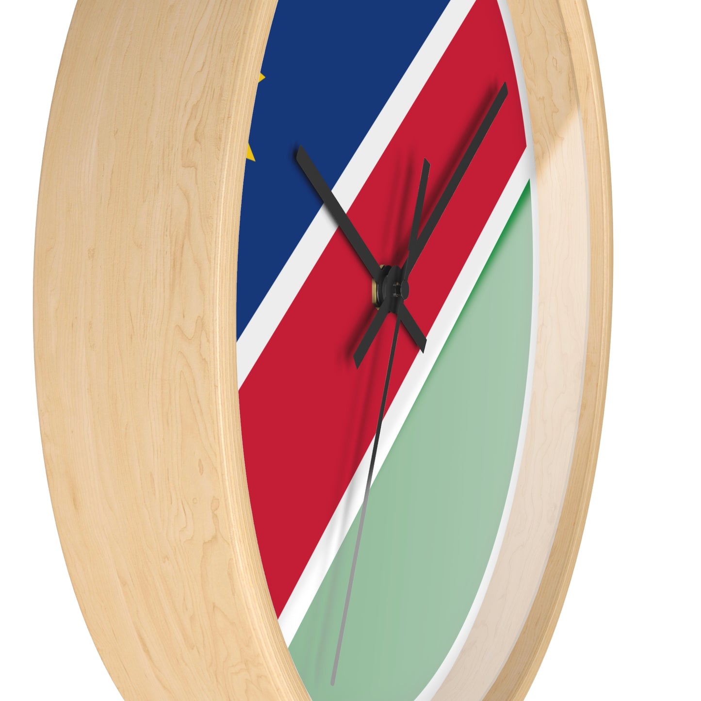 Namibia Flag Wall Clock - Vibrant Timepiece for Home Decor and Gifts
