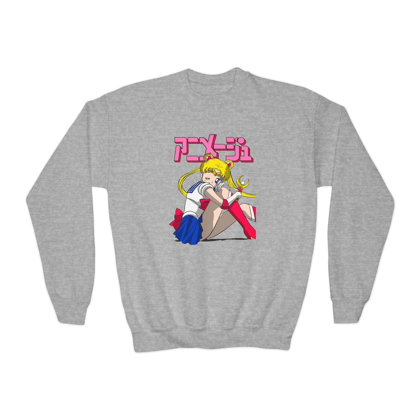 Sailor Moon Youth Sweatshirt – Cozy Anime Apparel for Kids & Teens