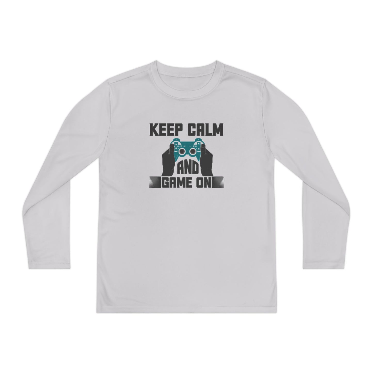 Kids Fun Gaming Long Sleeve Keep Calm and Game On