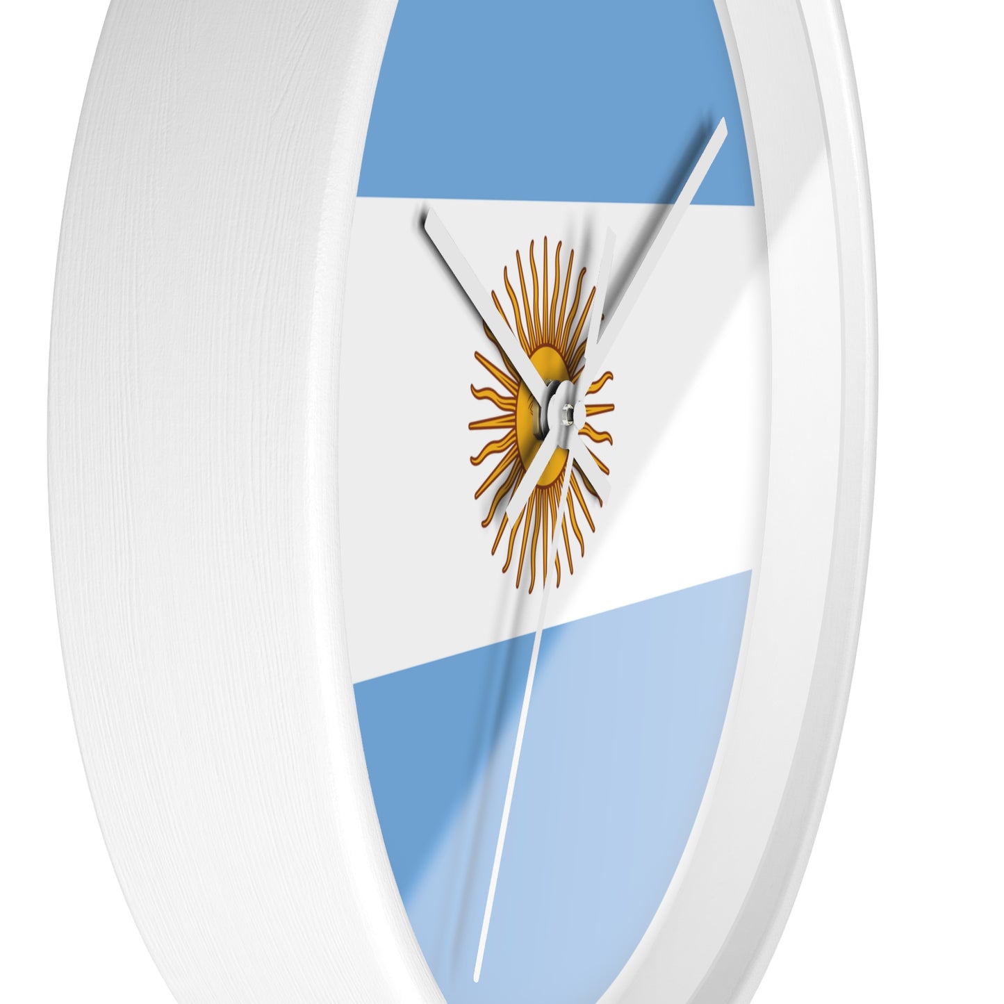 Argentina Flag Wall Clock - Stylish Timepiece for Home Décor