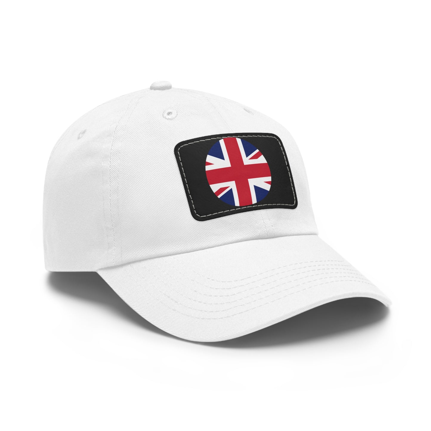 Stylish Dad Hat with Leather UK Flag Casual Fashion for Every Occasion