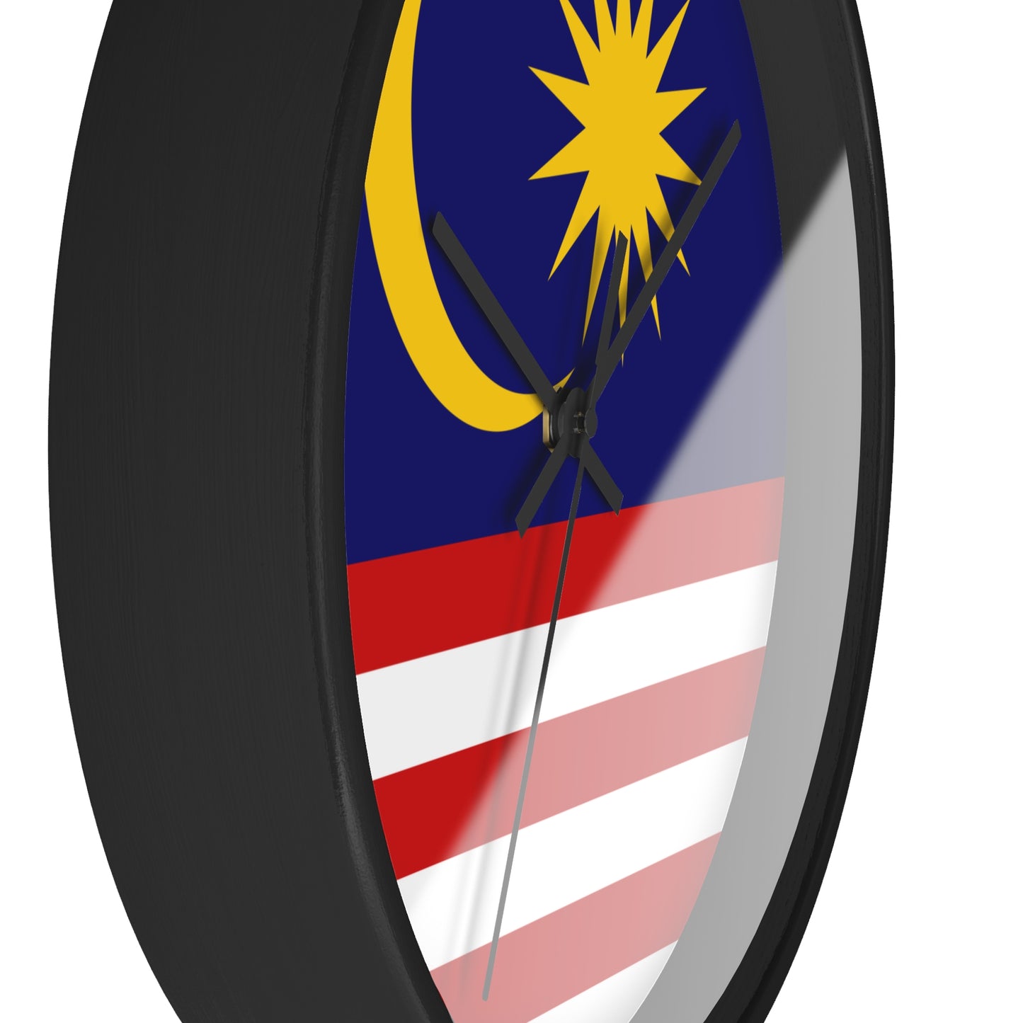 Malaysian Flag Wall Clock – Unique Home Decor for National Celebrations
