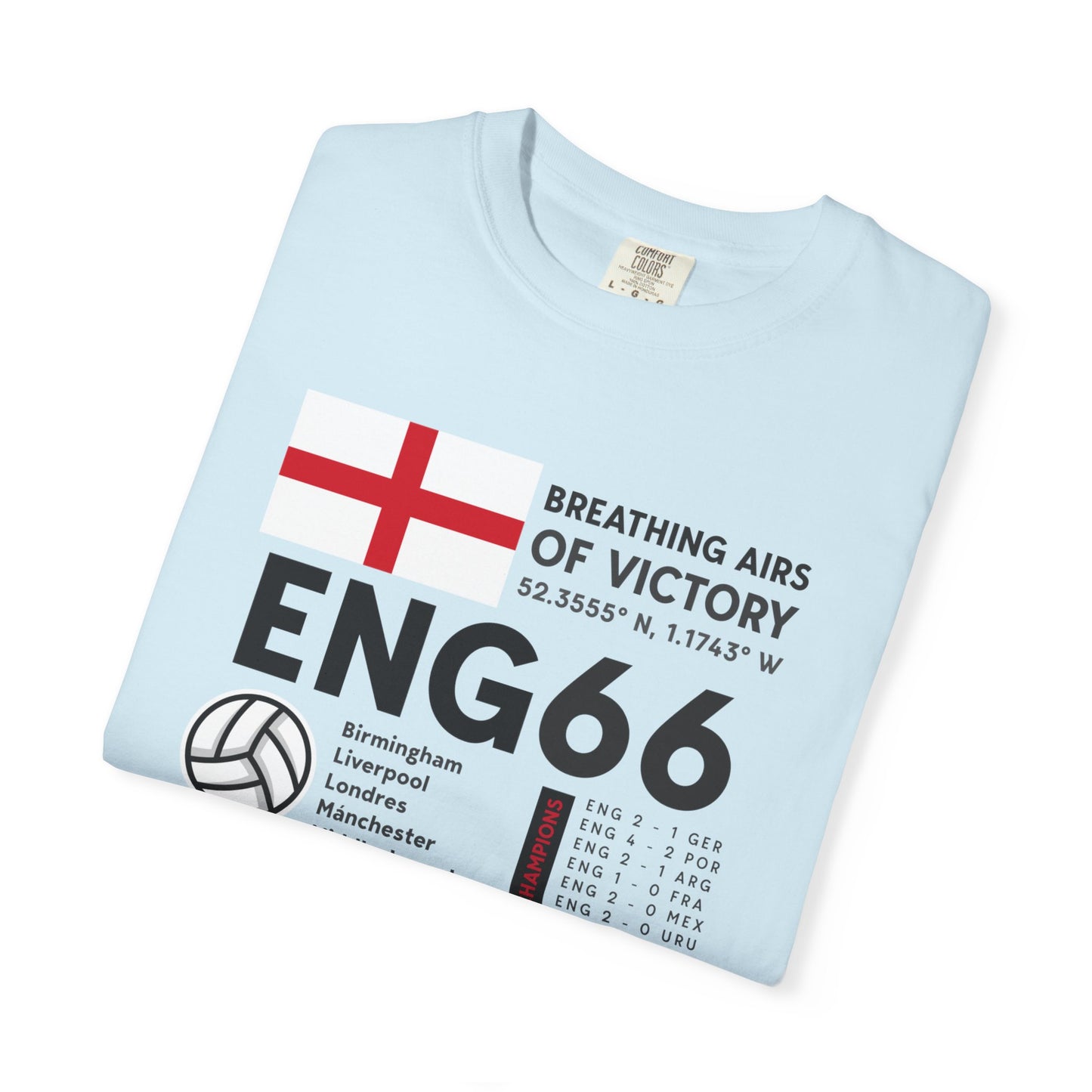 Unisex T-Shirt ENGLAND '66 Breathing Airs of Victory