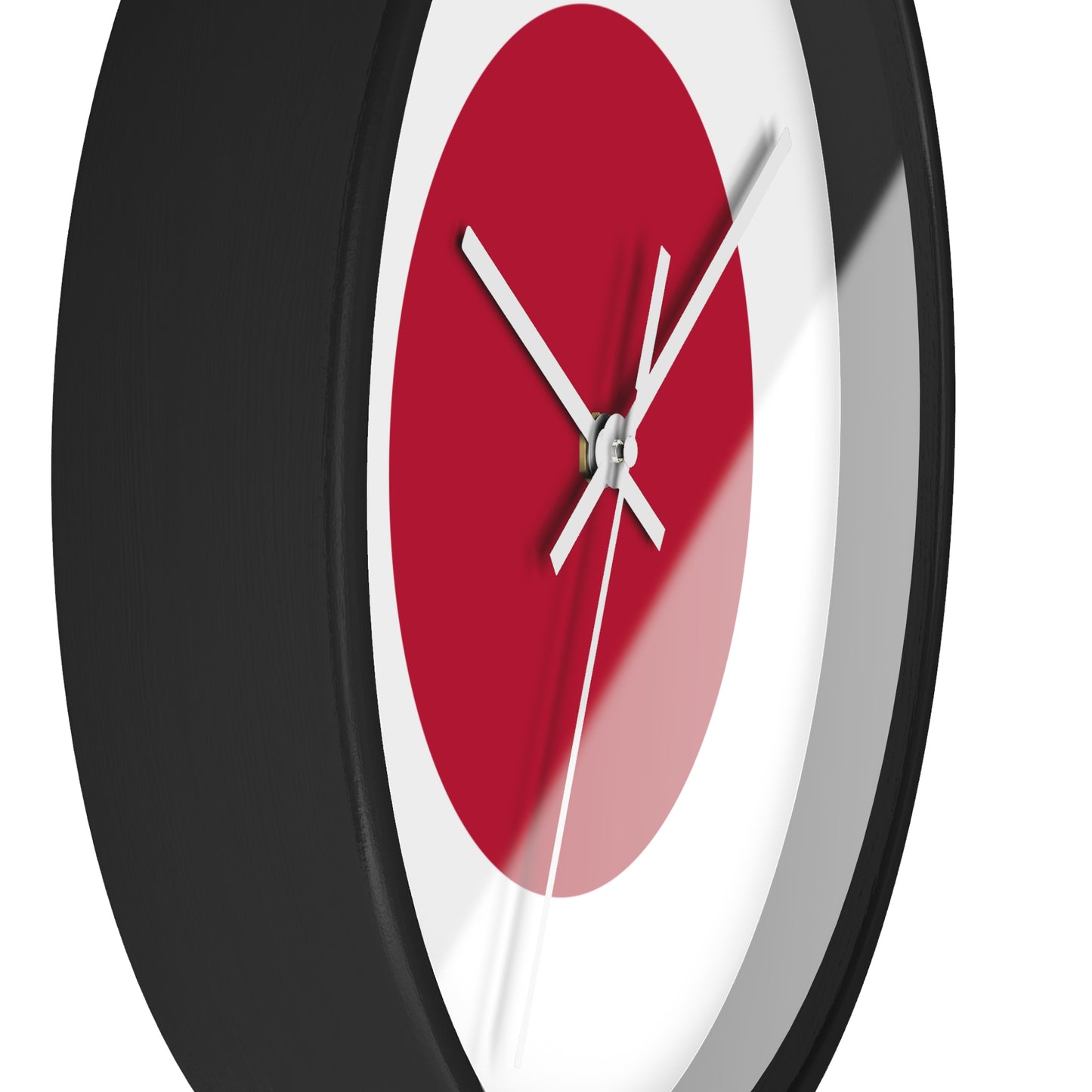 Minimalist Japanese Flag Wall Clock - Modern Decor for Home or Office