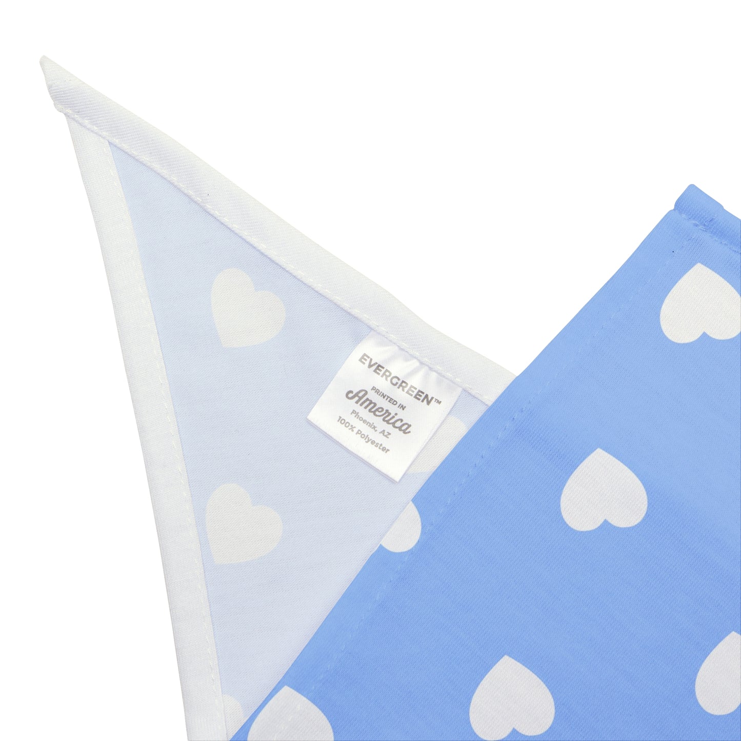 Love Heart Pattern Pet Bandana - Cute Puppy Accessory