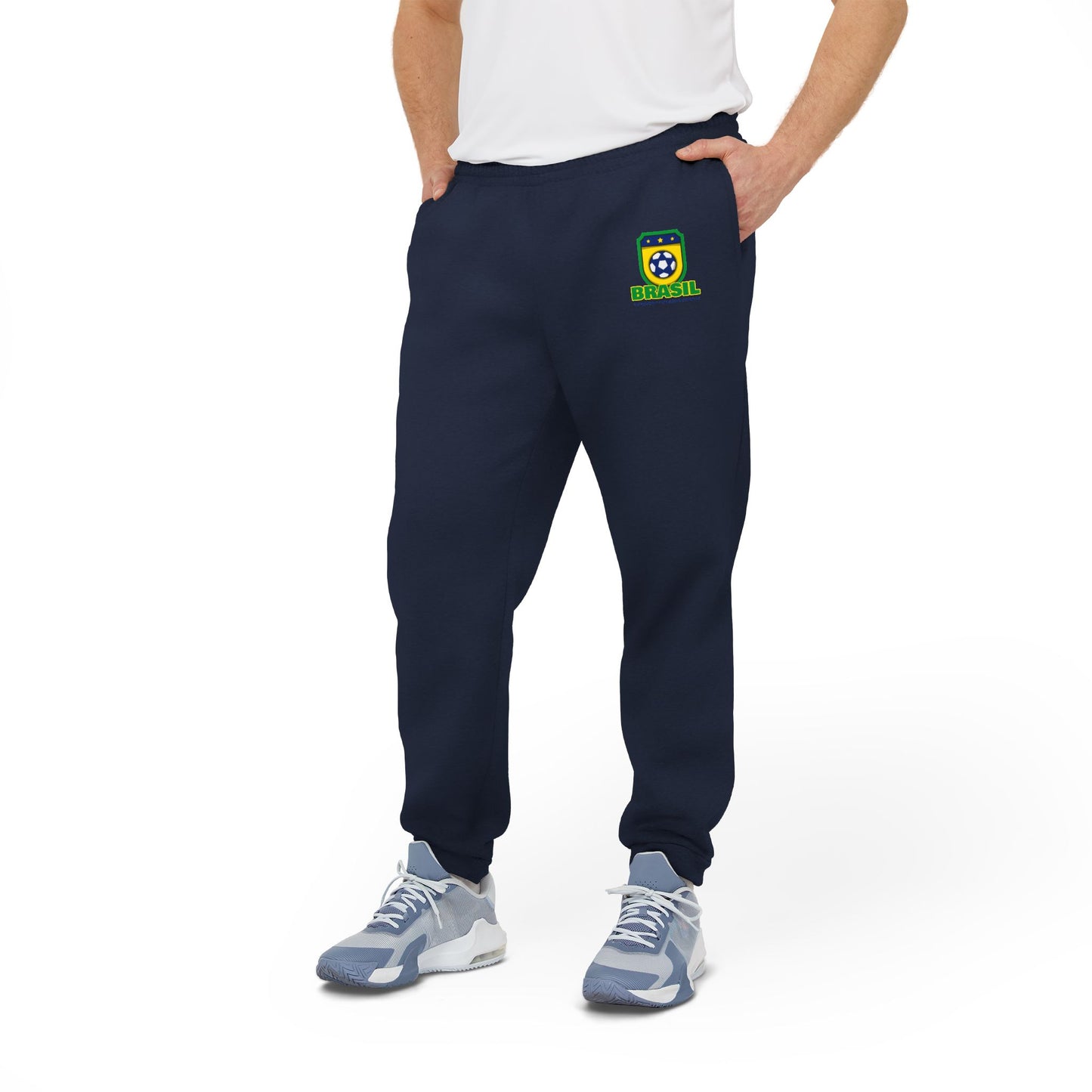 didas Women’s Fleece Joggers – Brazil Soccer Collection