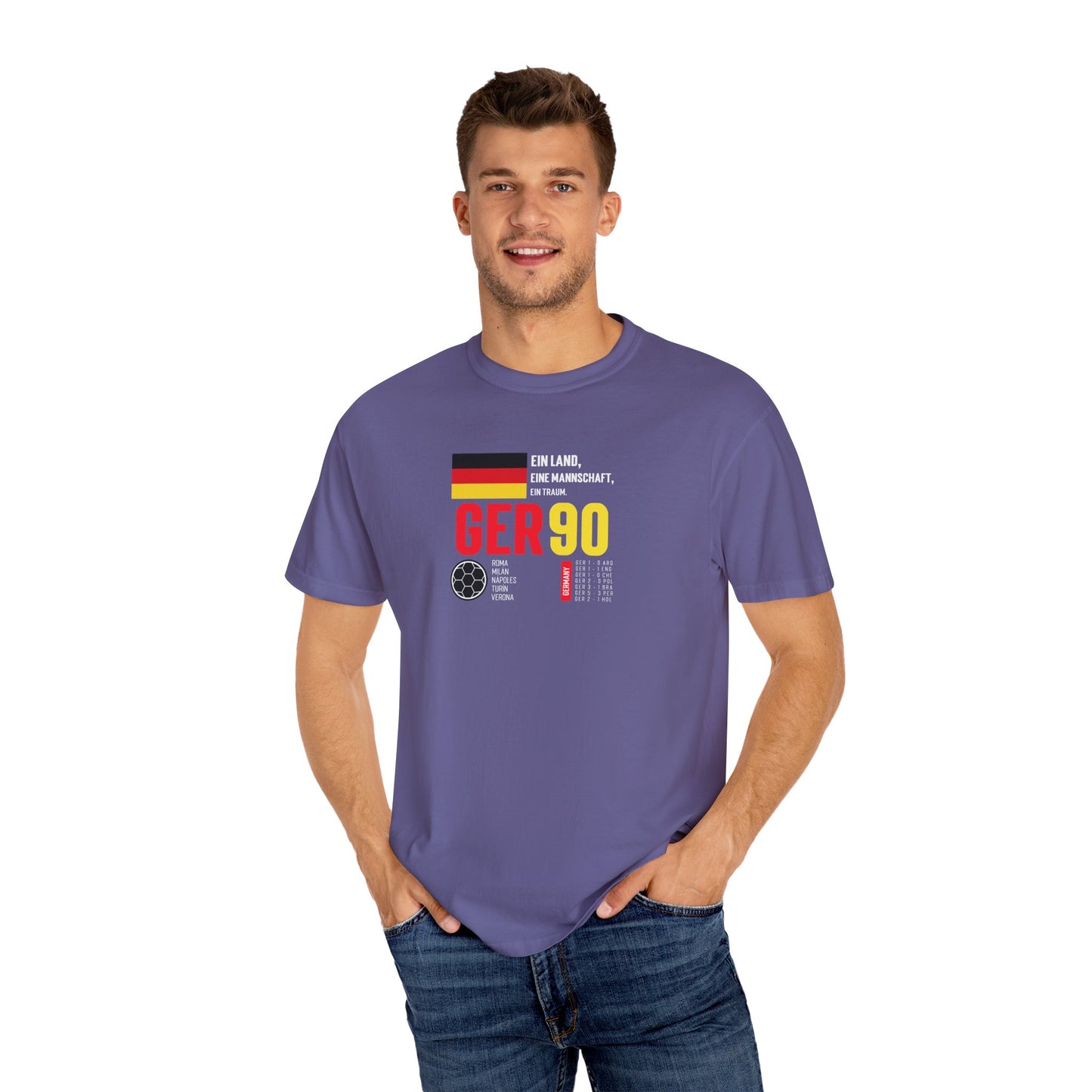 Unisex T-Shirt Vintage German Soccer for Fans