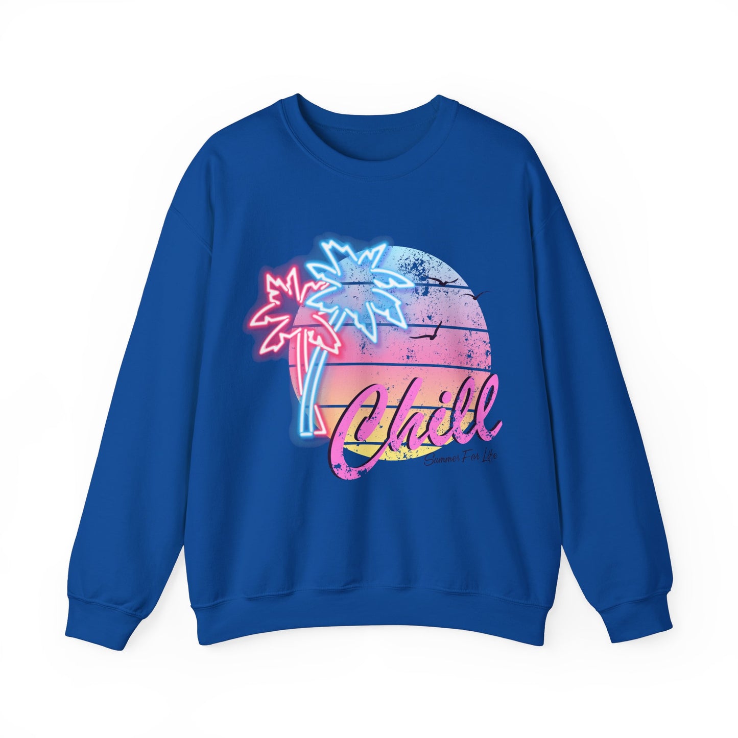 Chill Summer Vibes Unisex Crewneck Sweatshirt