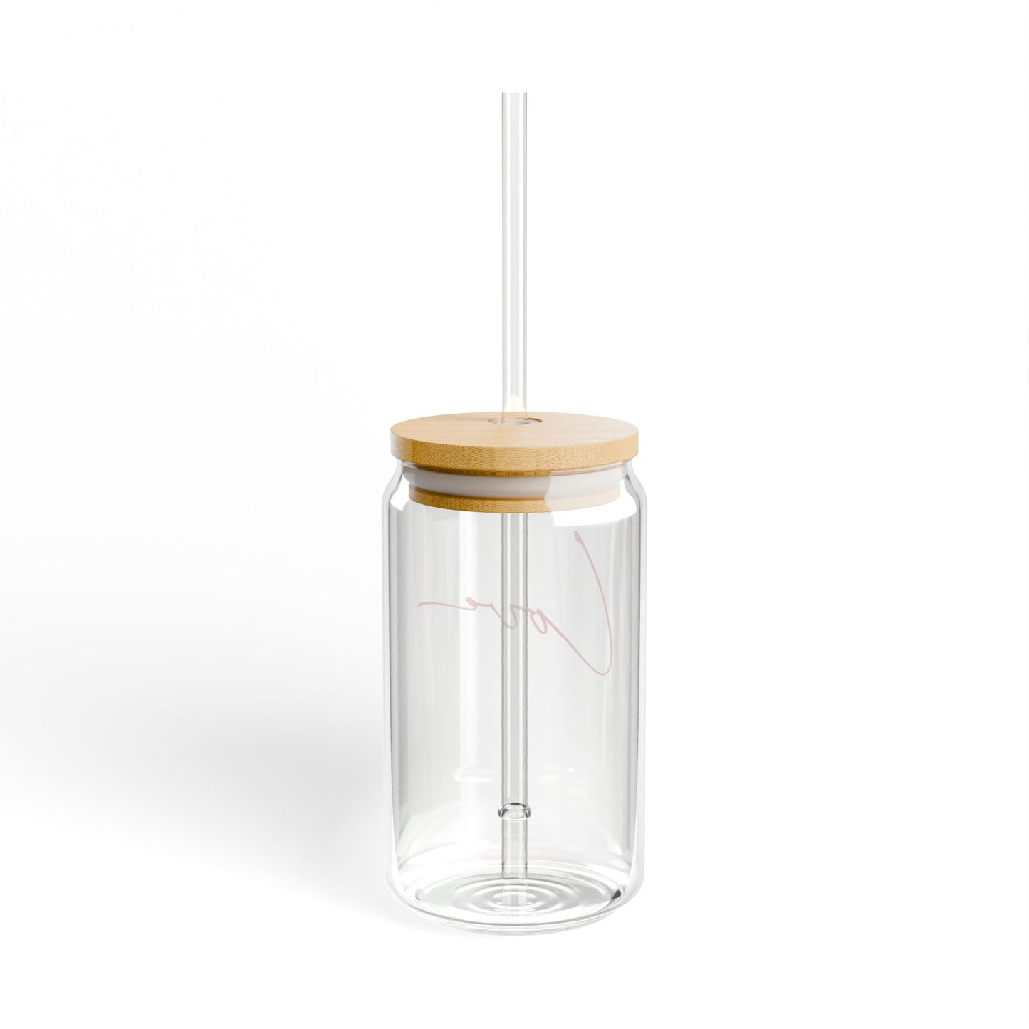 Love Sipper Glass - 16oz Reusable Glass Straw Drinkware