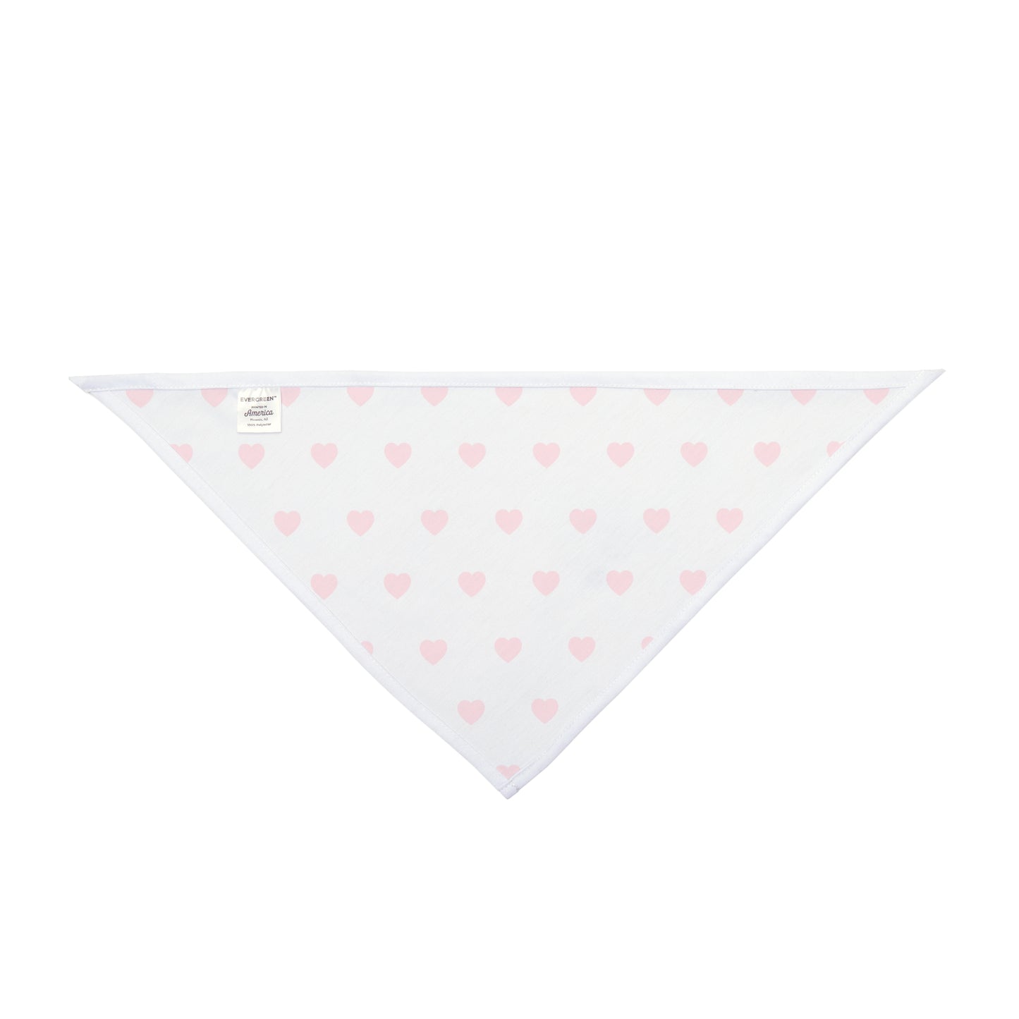 Love Heart Pattern Pet Bandana - Cute Puppy Accessory