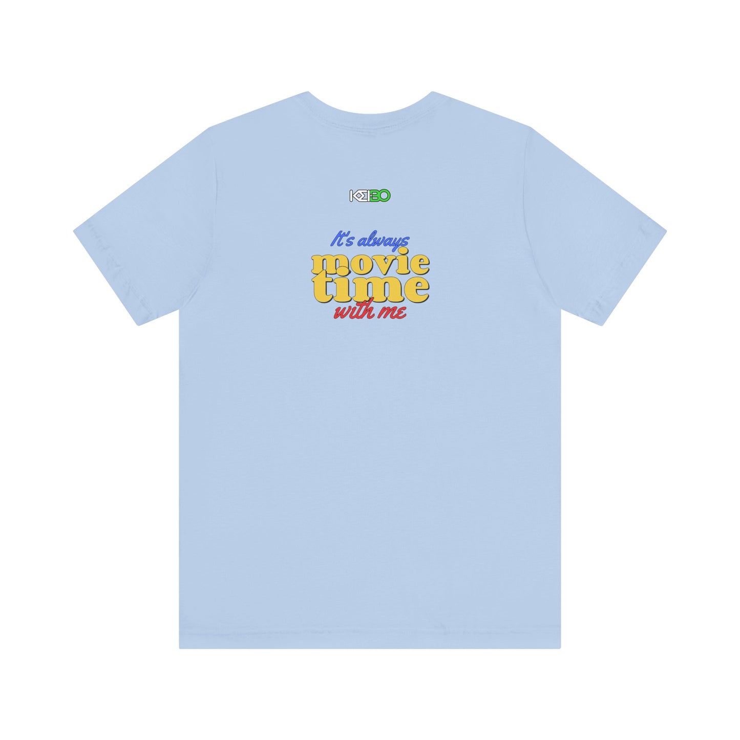 Movie Time Men's Jersey Tee - Fun Graphic T-Shirt for Film Lovers