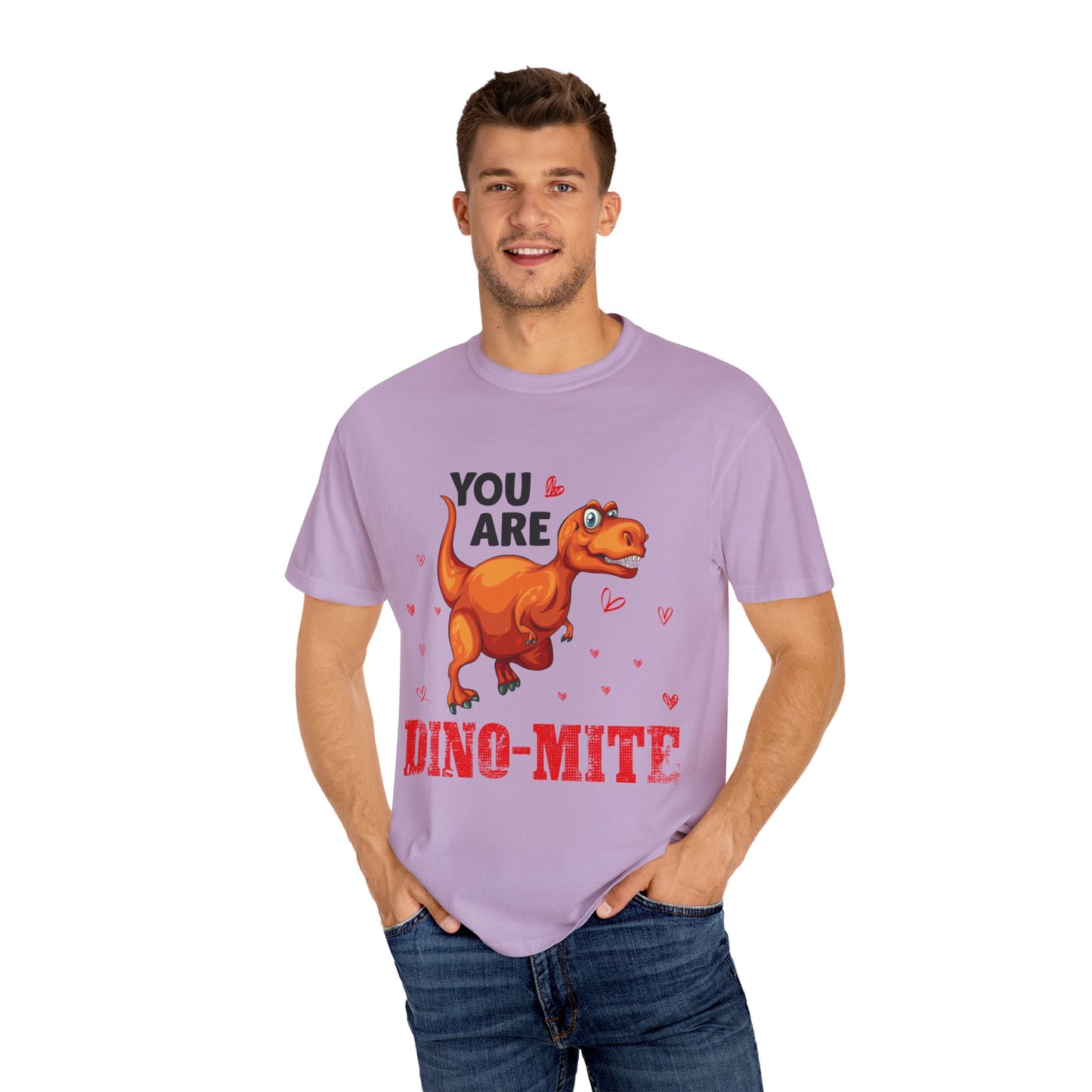 Dino-Mite T-Shirt - Valentine's Day and Dinosaur Lovers Gift