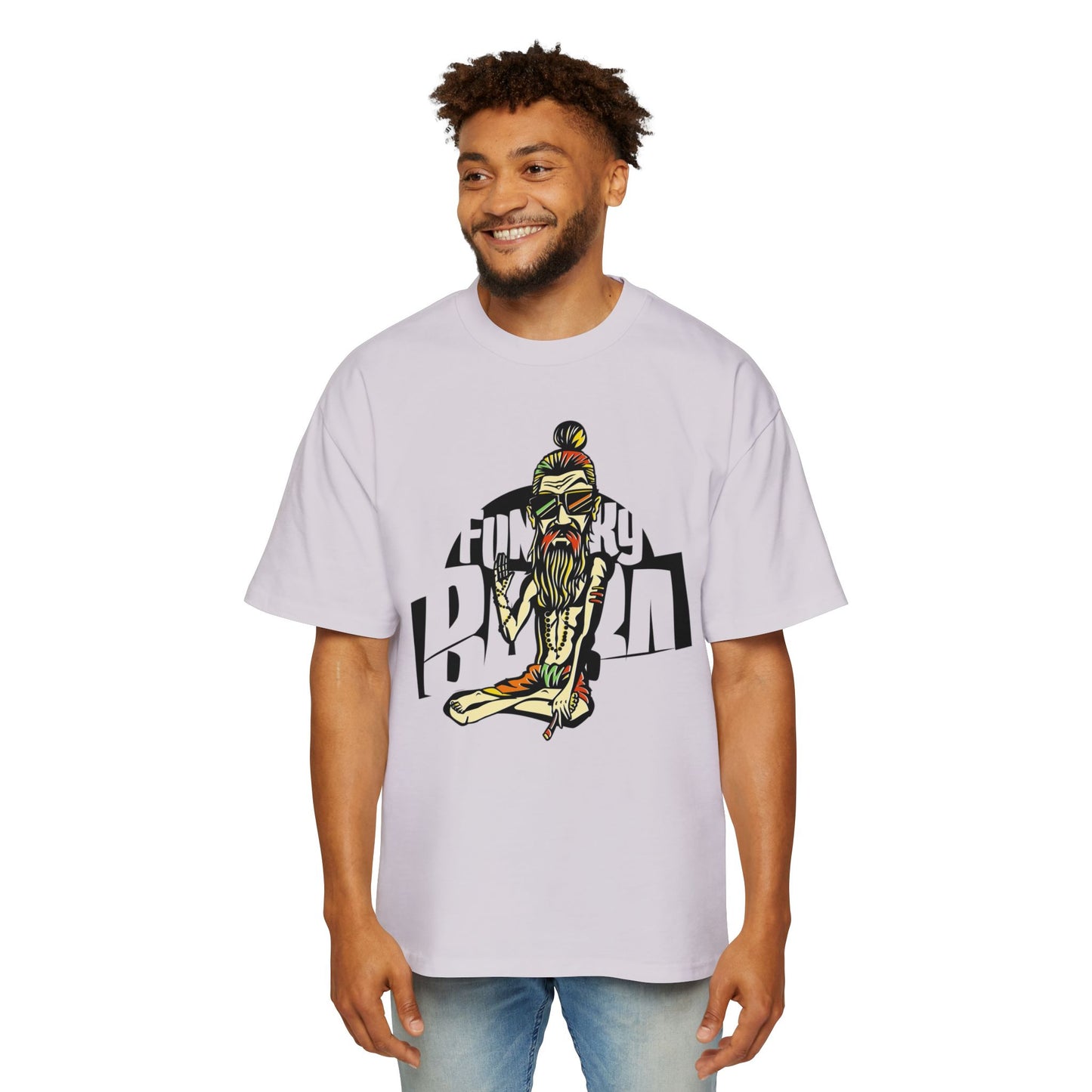 Men's Oversized Tee - Fun Graphic Tees for Casual Outings