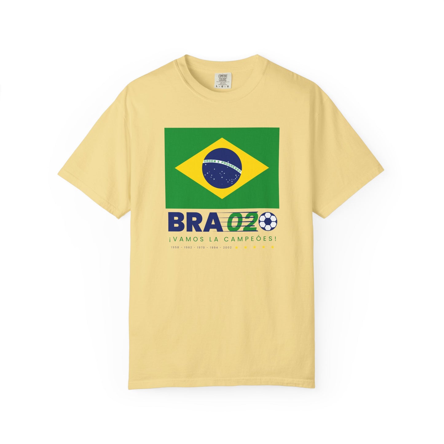 Unisex Sporty Summer Vibe Brazil Soccer T-Shirt