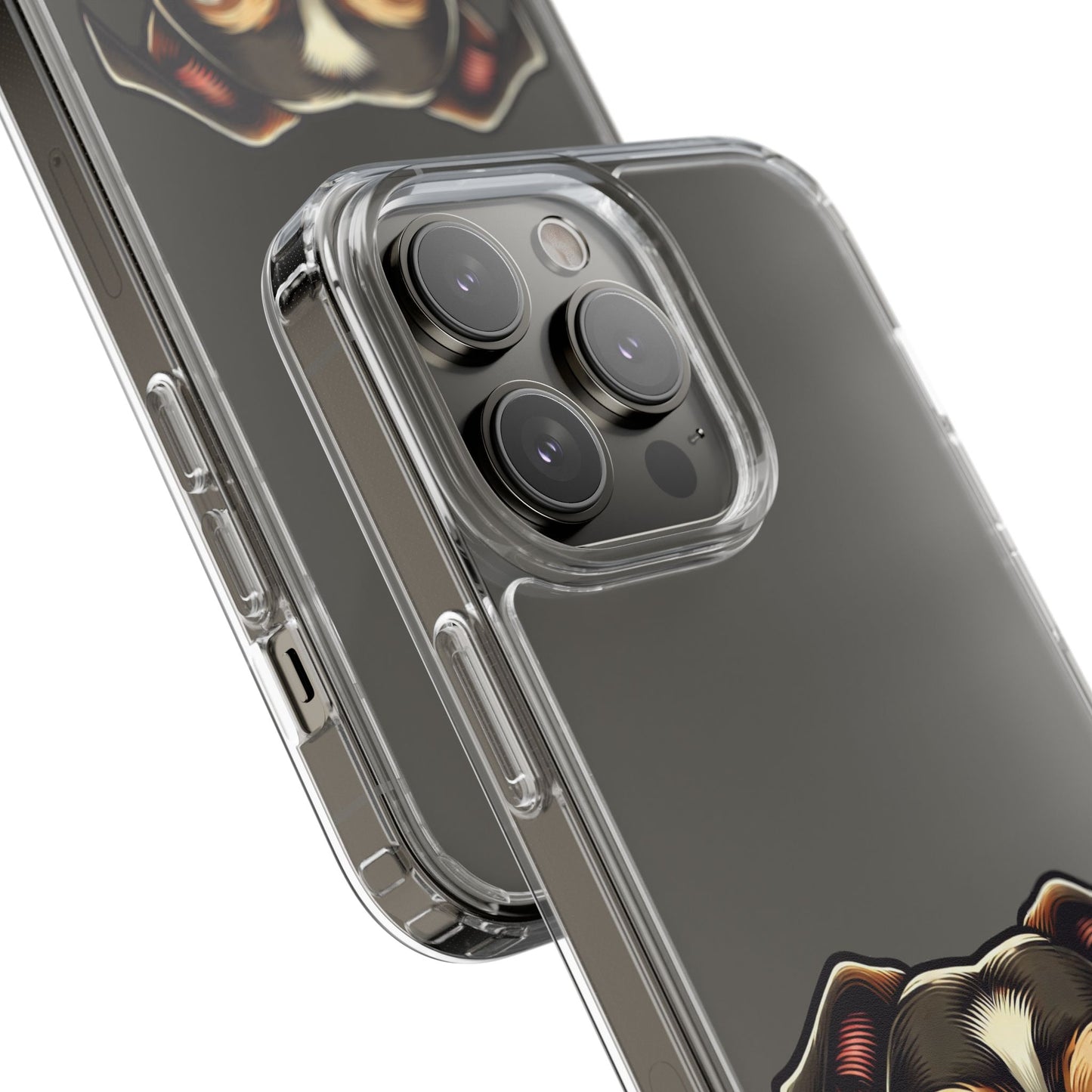 Pit Bull Print Clear Case - Perfect for Pet Lovers