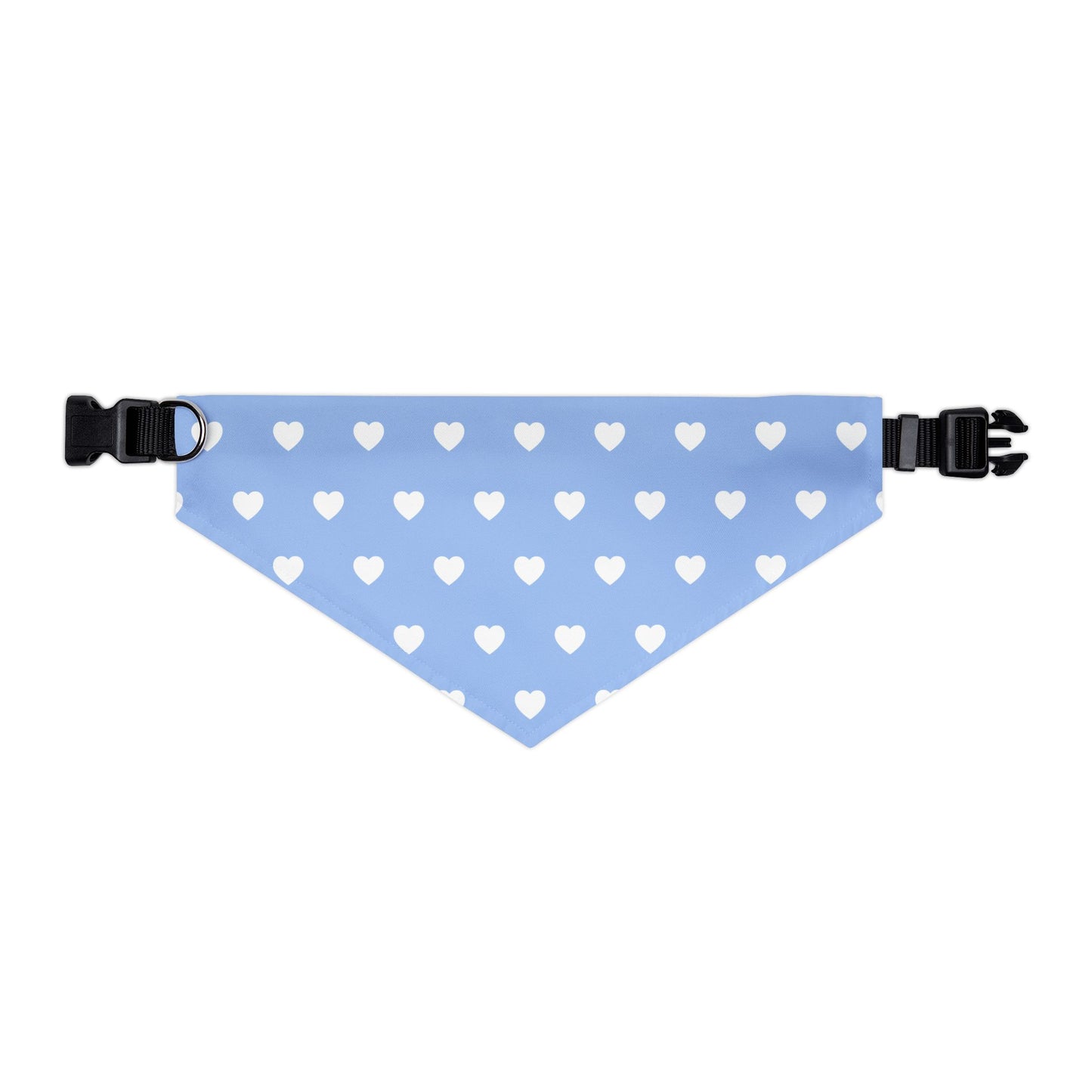 Love Heart Pattern Pet Bandana Collar for Dogs