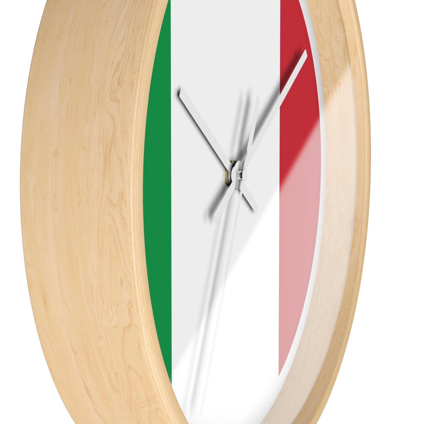 Italian Flag Wall Clock - Stylish Home Decor for Italy Lovers
