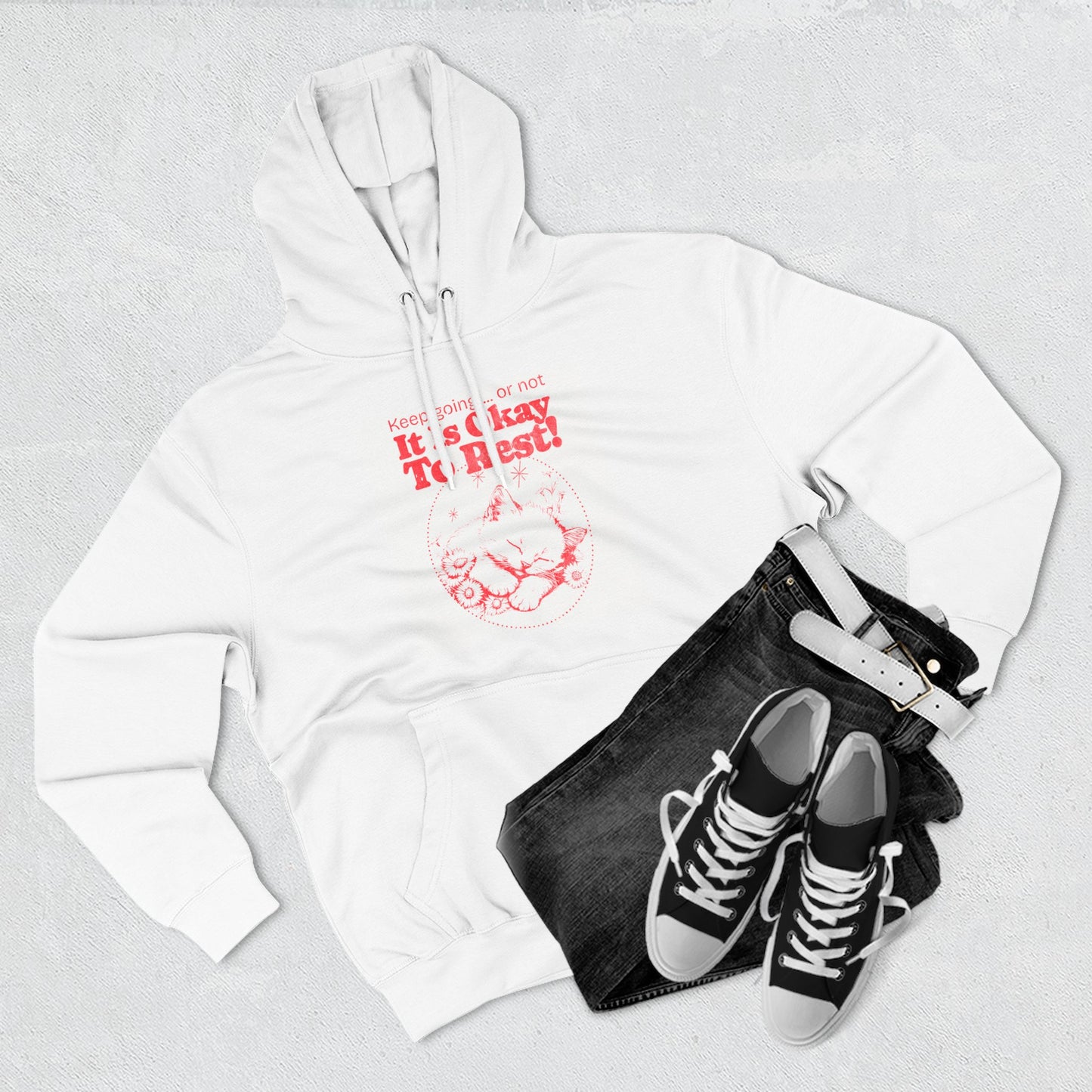 Keep Singing Fleece Women's Hoodie - It's Okay To Rest
