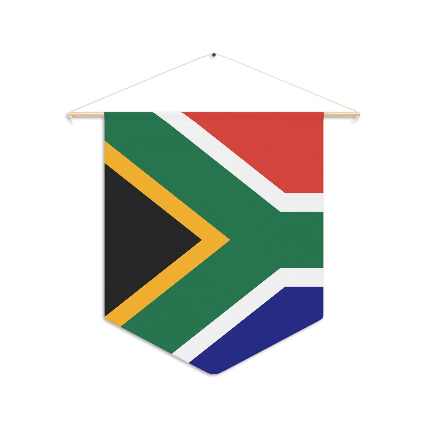 South African Flag Pennant - Vibrant Wall Decor