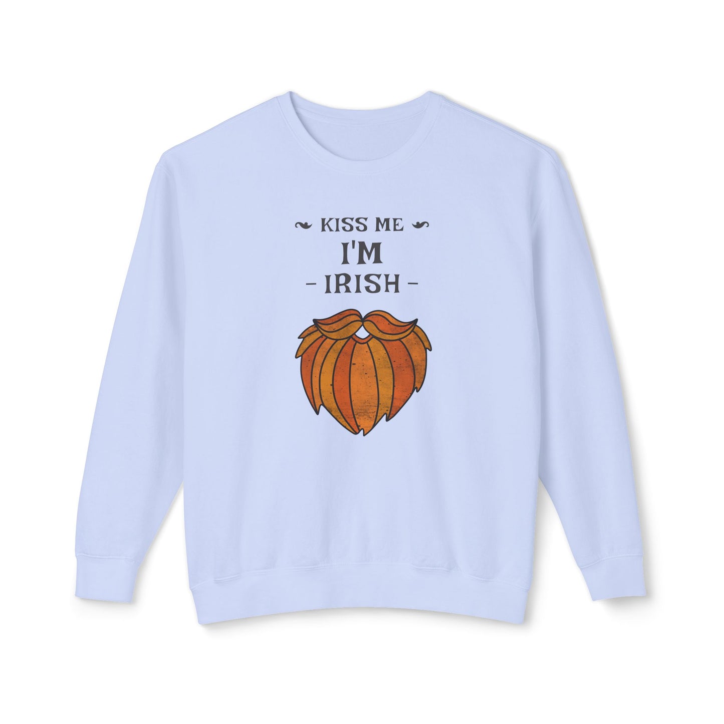 Men's St. Patrick Day Sweatshirt - Kiss Me I'm Irish Vibes