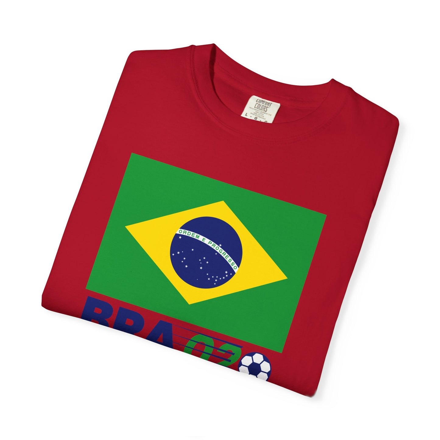 Unisex Sporty Summer Vibe Brazil Soccer T-Shirt