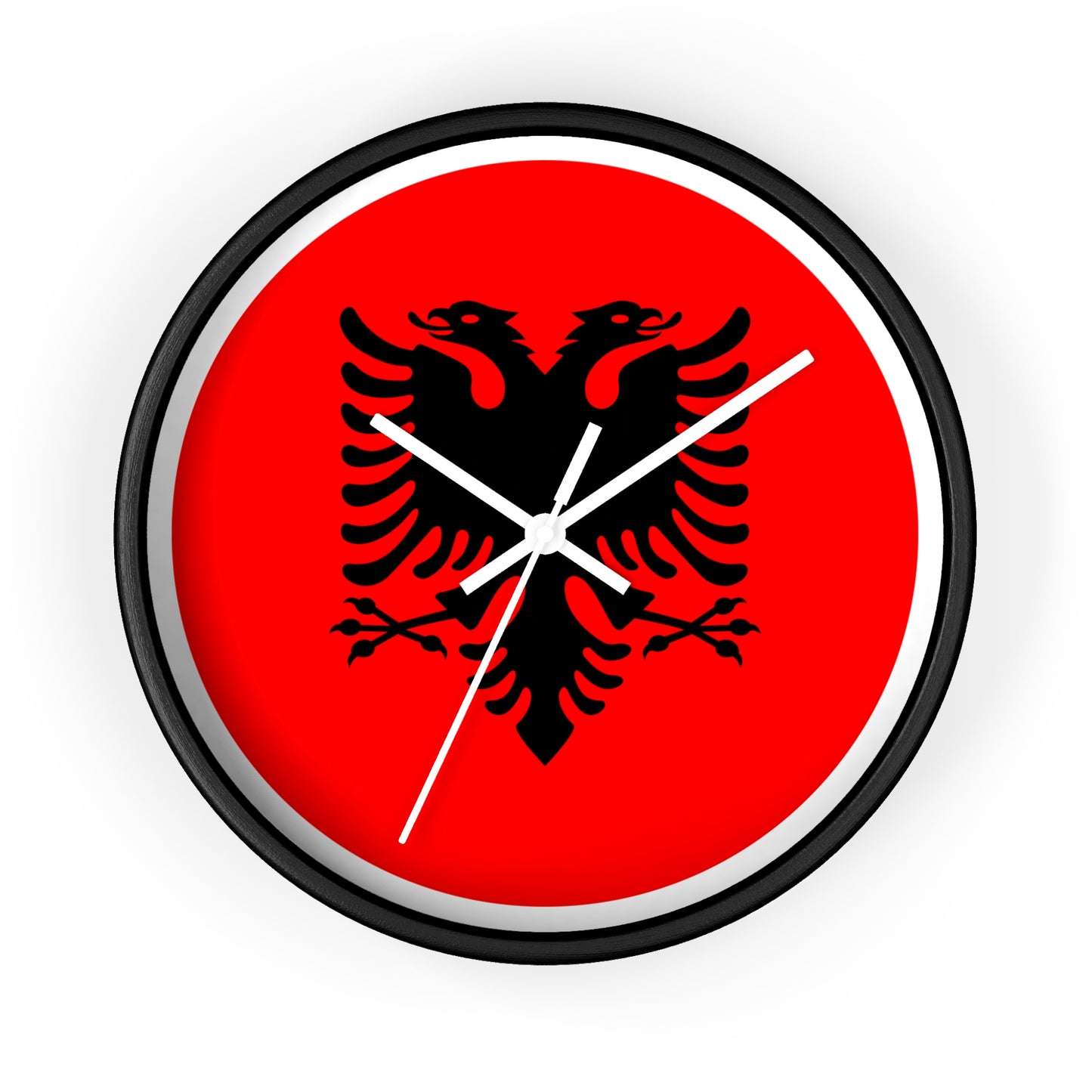Albanian Eagle Wall Clock | Home Decor | Unique Gift for Albania Enthusiasts
