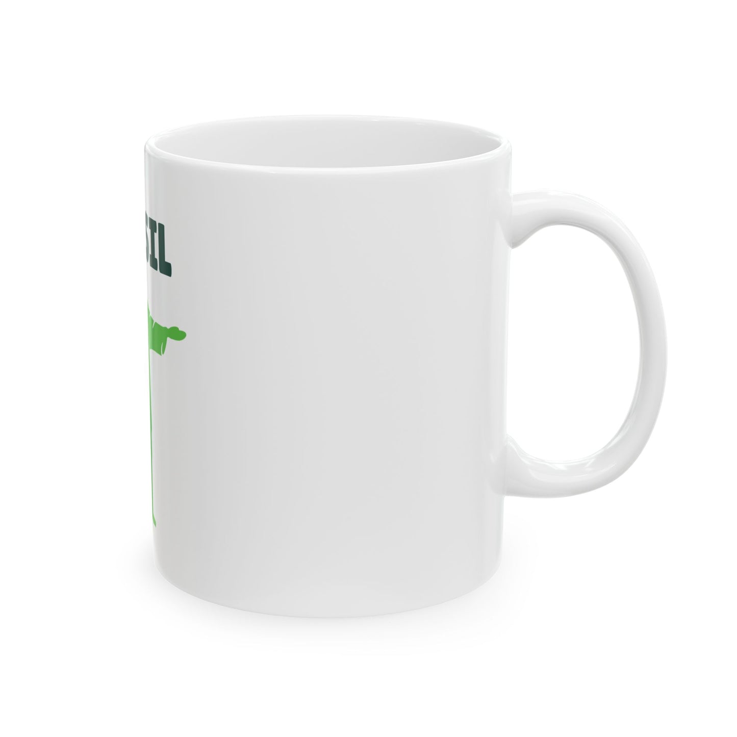 Brasil Amor Puro Ceramic Mug - 11oz Perfect for Coffee Lovers