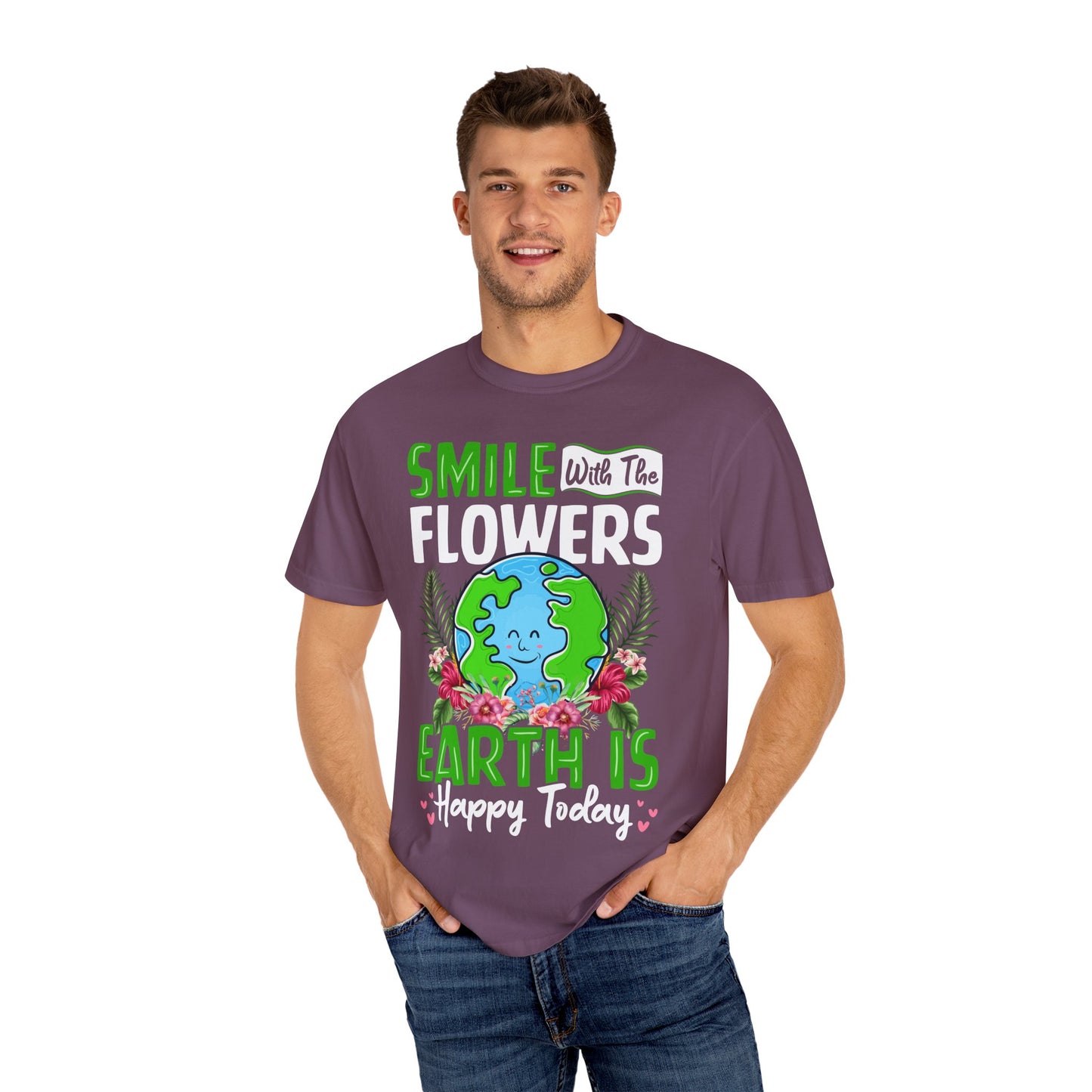 Women's T-Shirt Smile with the flowers