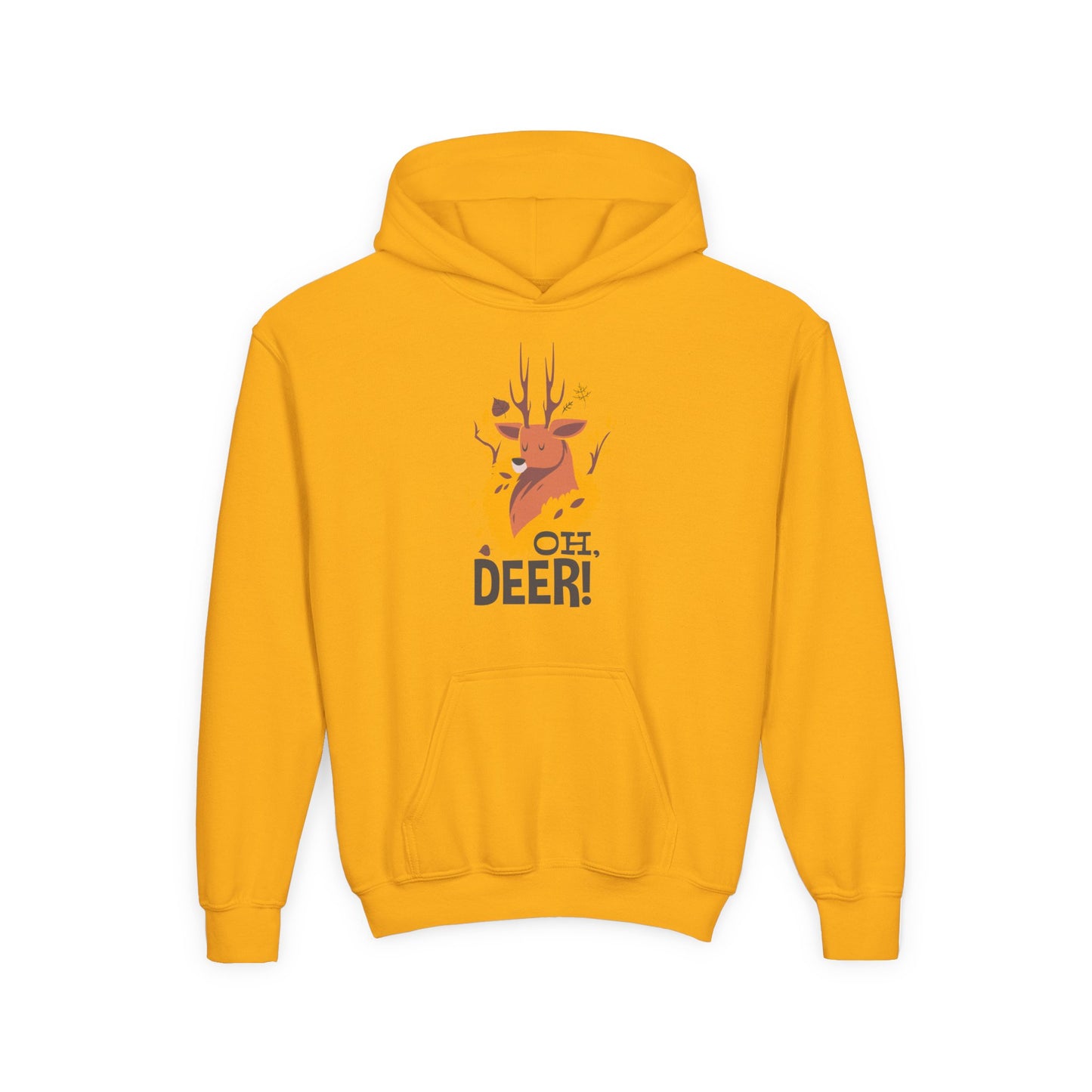 Youth Hooded for Boys "Oh Deer!" Fun Fall