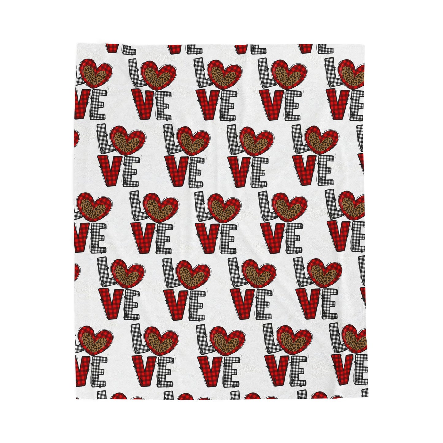 Valentine Love Plush Blanket for Comfort & Gifting