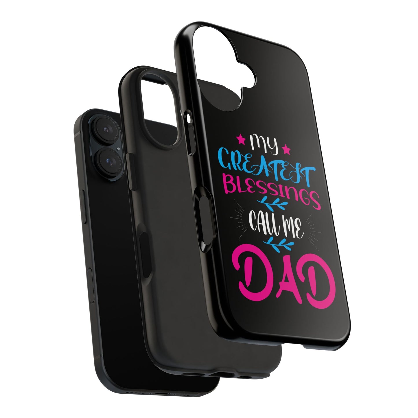 Personalized Phone Case - Fatherhood Dad My Greatest Blessings