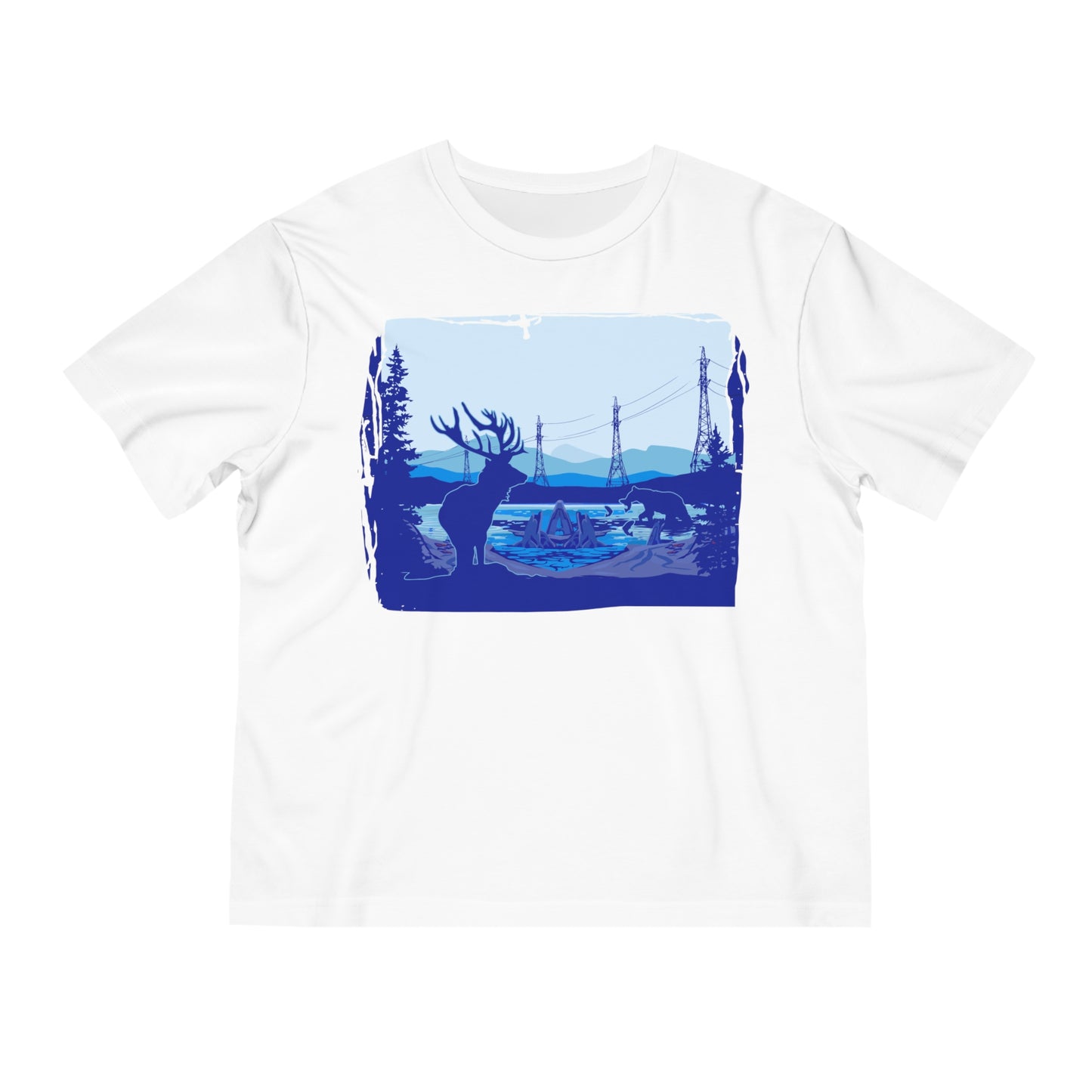 Nature-Inspired Unisex Fuser T-Shirt - Adventure & Outdoors Graphic Tee