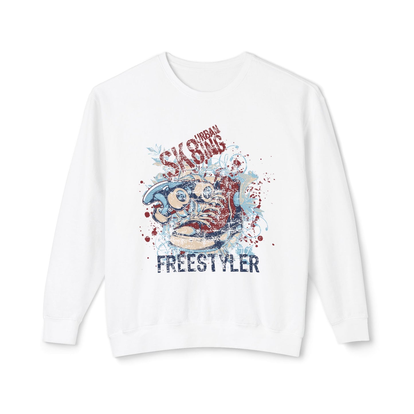 Freestyler Unisex Sweatshirt - Cool Graphic for Urban Ski Enthusiasts