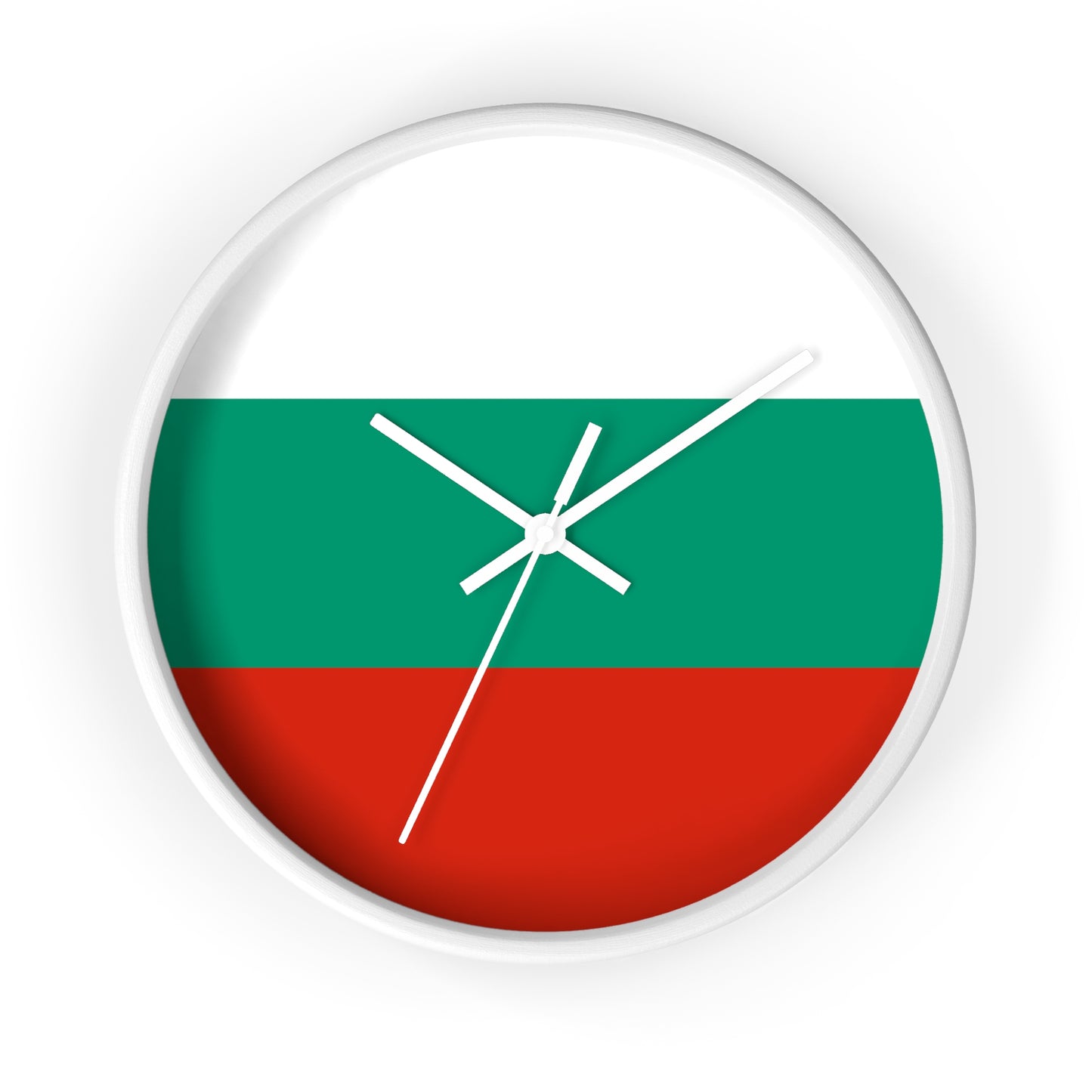 Bulgaria Flag Wall Clock - Stylish Home Decor for Patriotic Displays