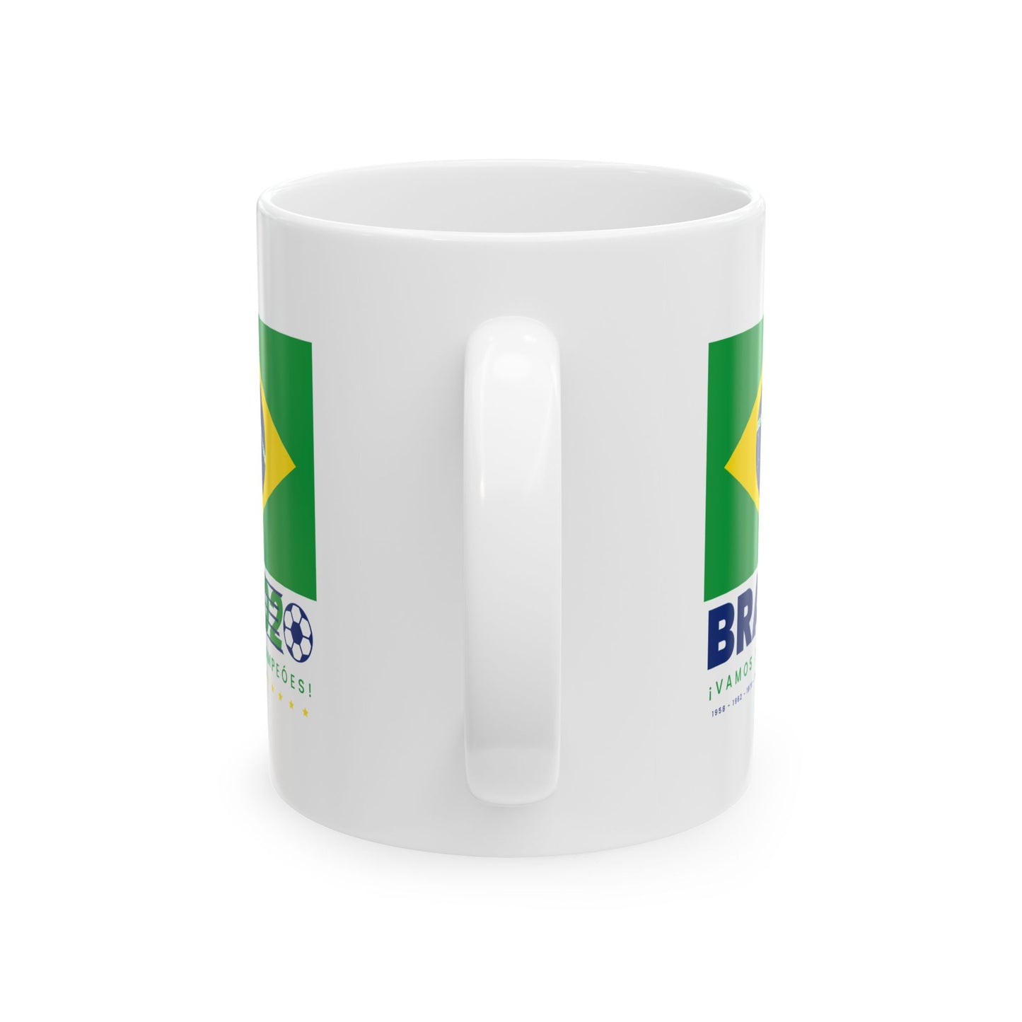 Brazil Soccer Fans Ceramic Coffee Tea Mug 11oz