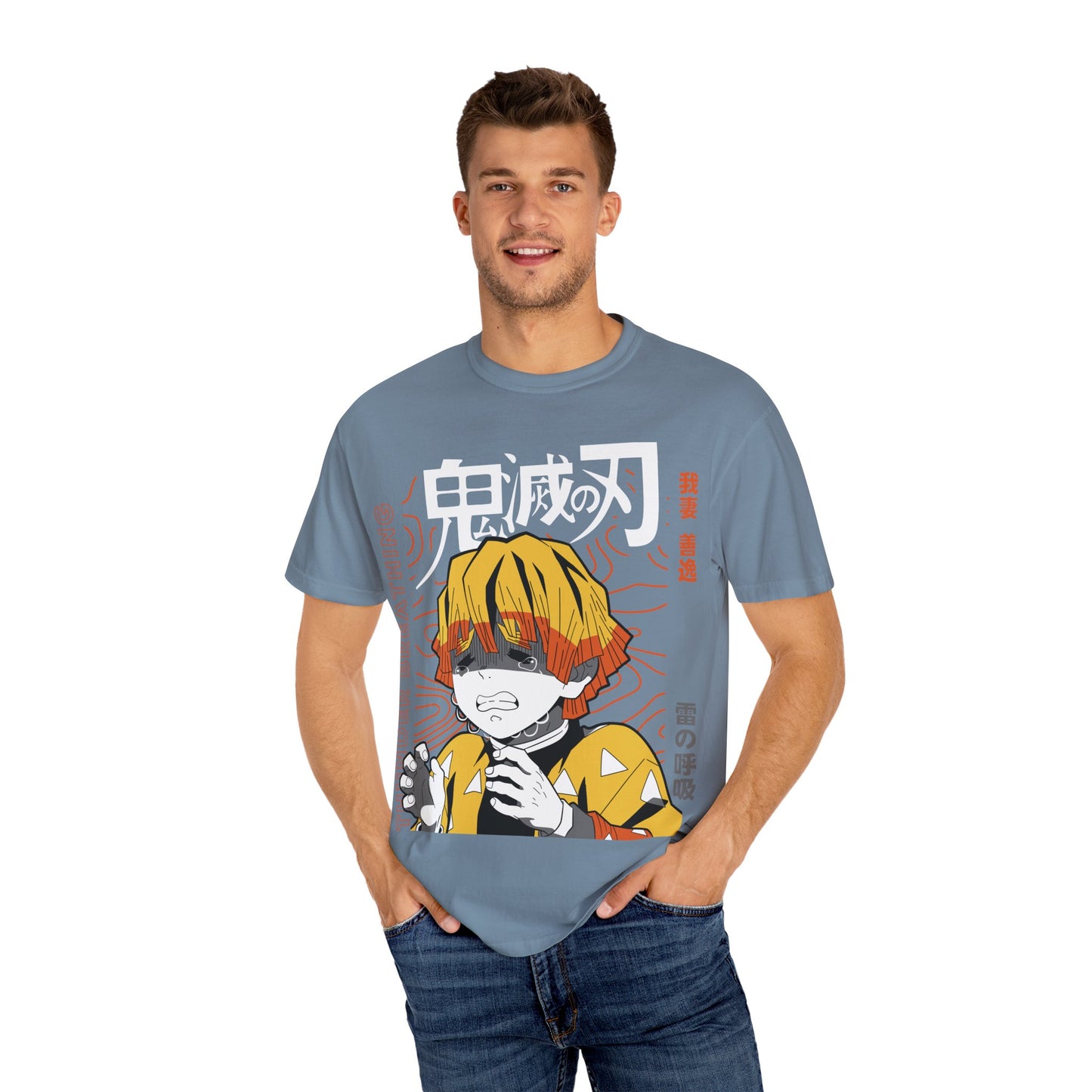 Unisex Anime Demon Slayer Inspired T-Shirt Thunder Breathing