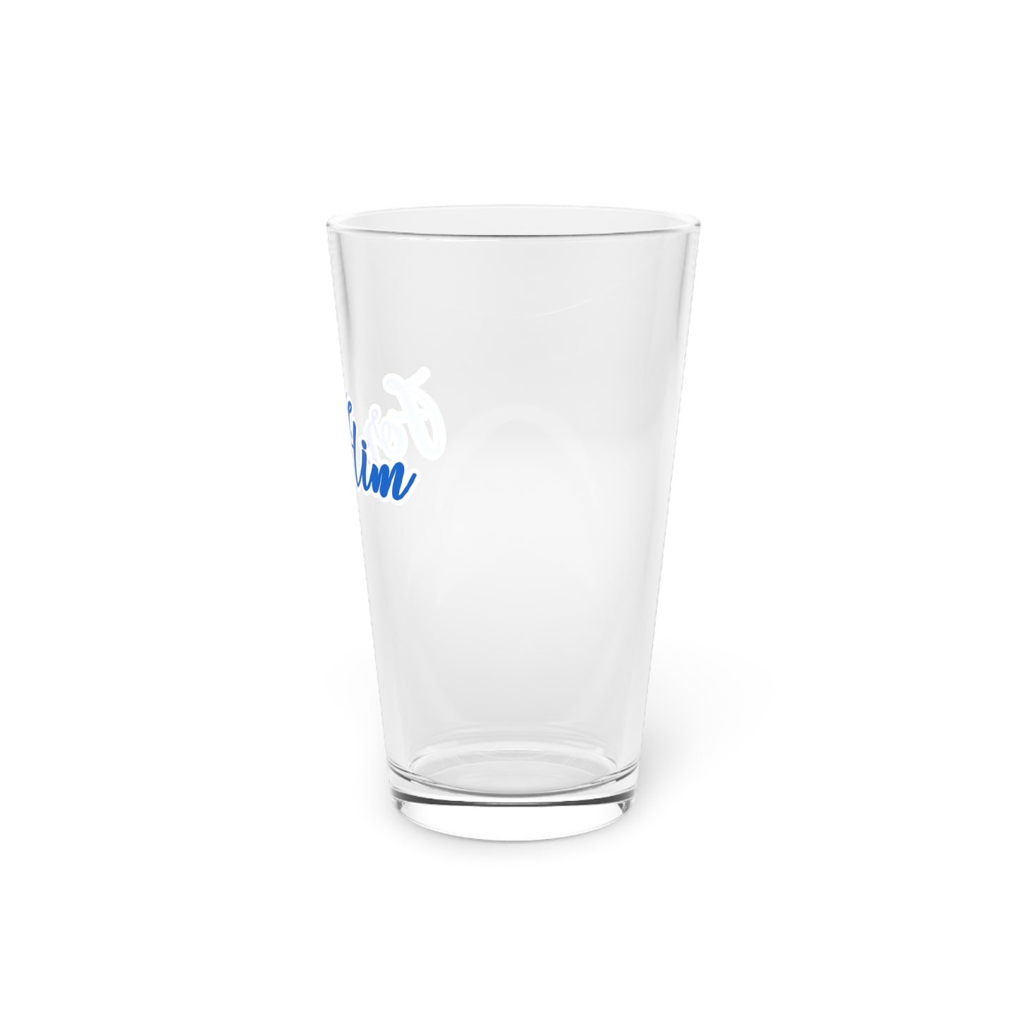 Personalized 16oz Pint Glass - 'For Him' Gift Idea for Special Occasions