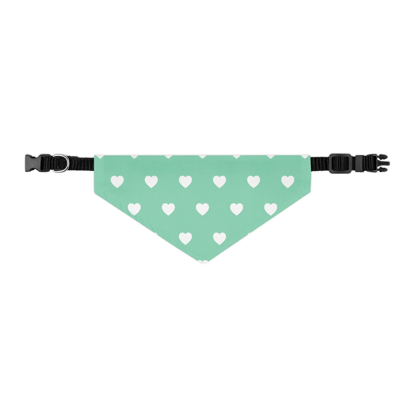 Love Heart Pattern Pet Bandana Collar for Dogs