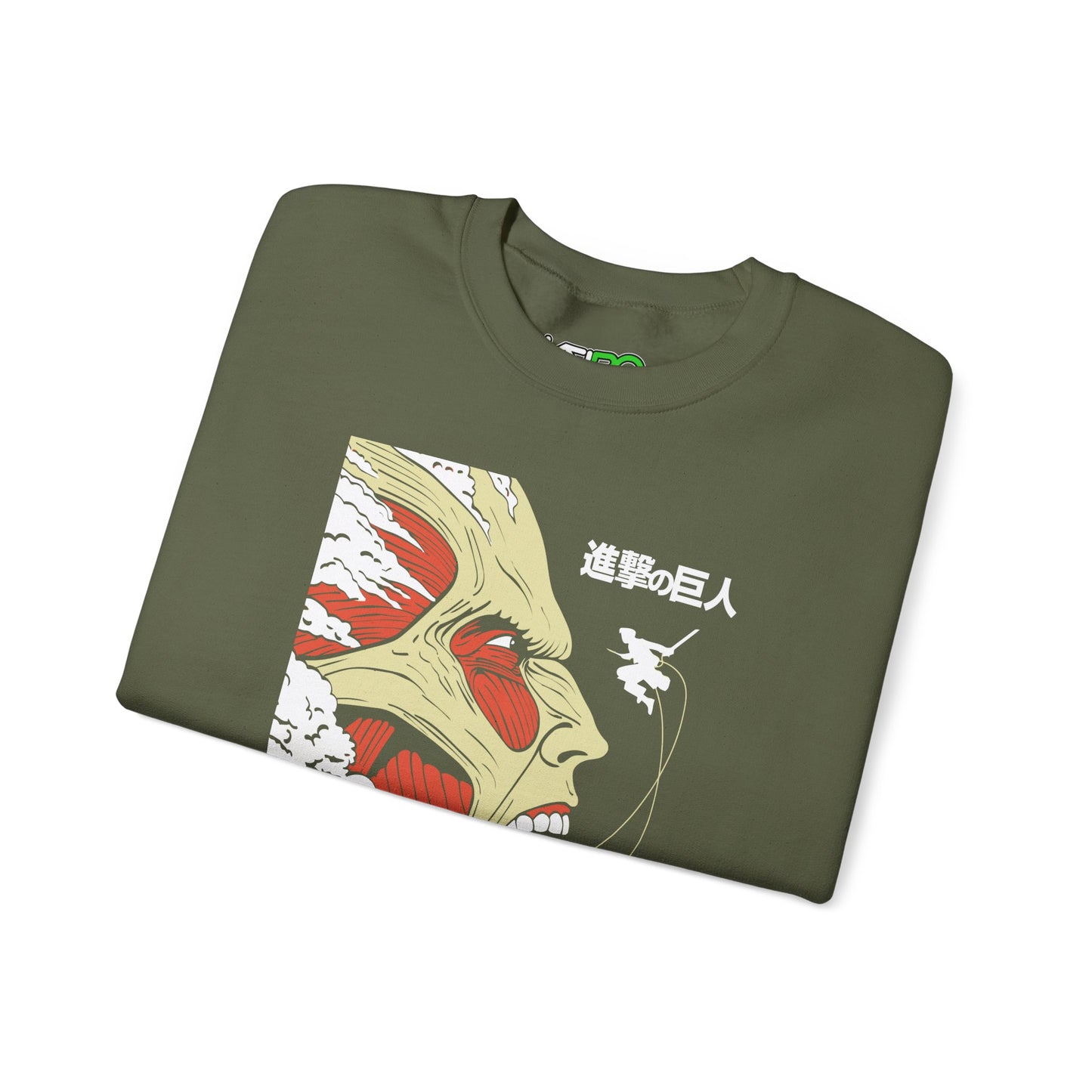 Unisex Heavy Sweatshirt Artistic Unique Face Design