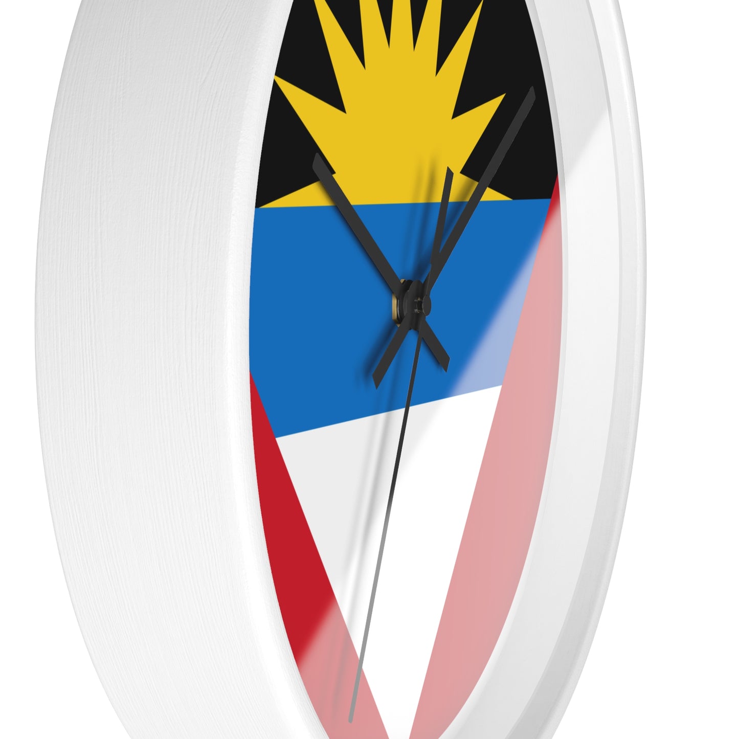 Antiguan Flag Wall Clock - Vibrant Timepiece for Home Decor