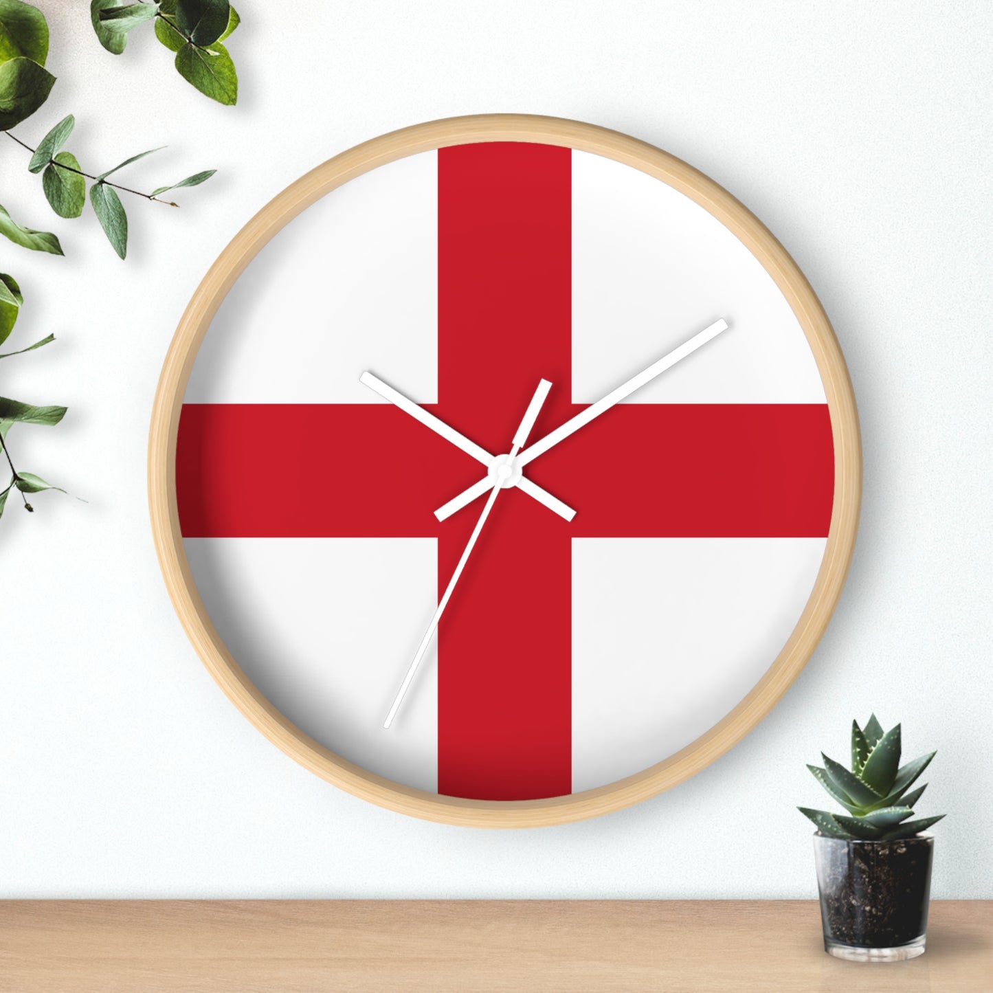 English Flag Wall Clock - Stylish Home Decor for British Enthusiasts