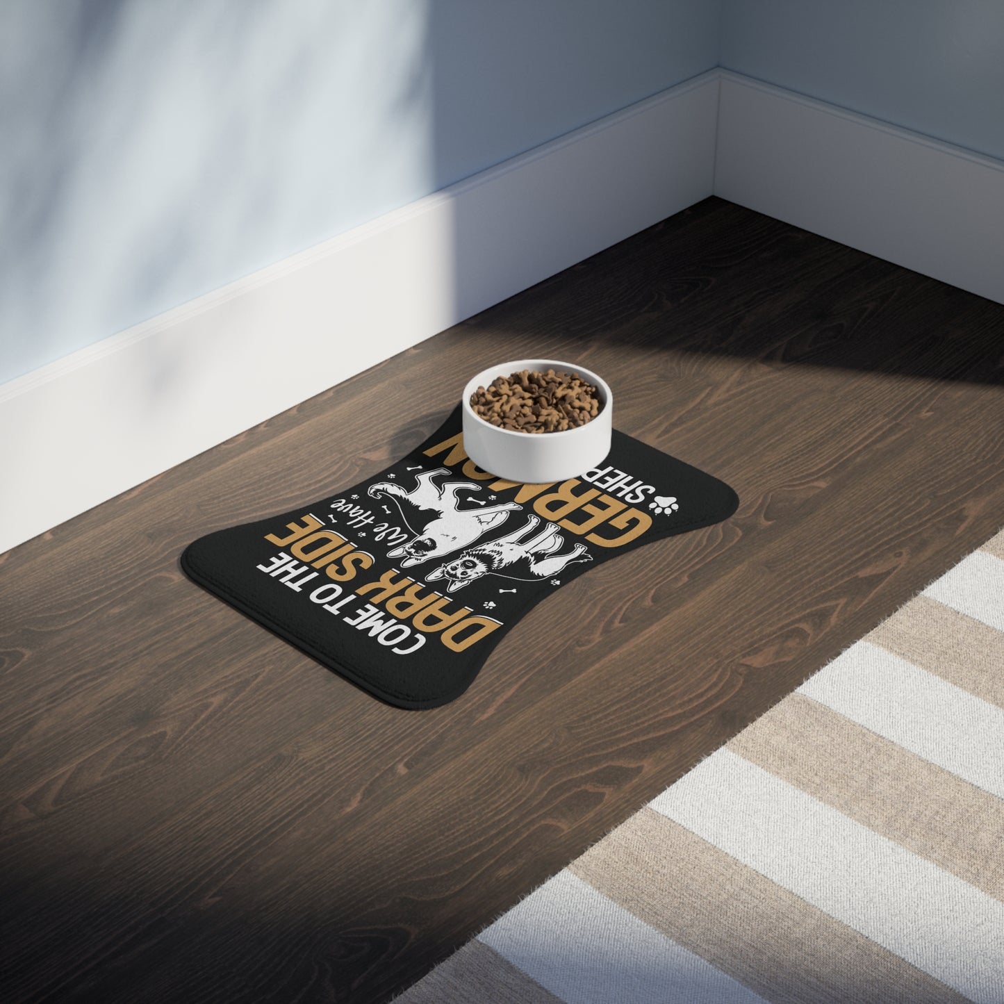 Personalyzed Dog Feeding Mat German Shepherd Pet Mat for Dog Lovers