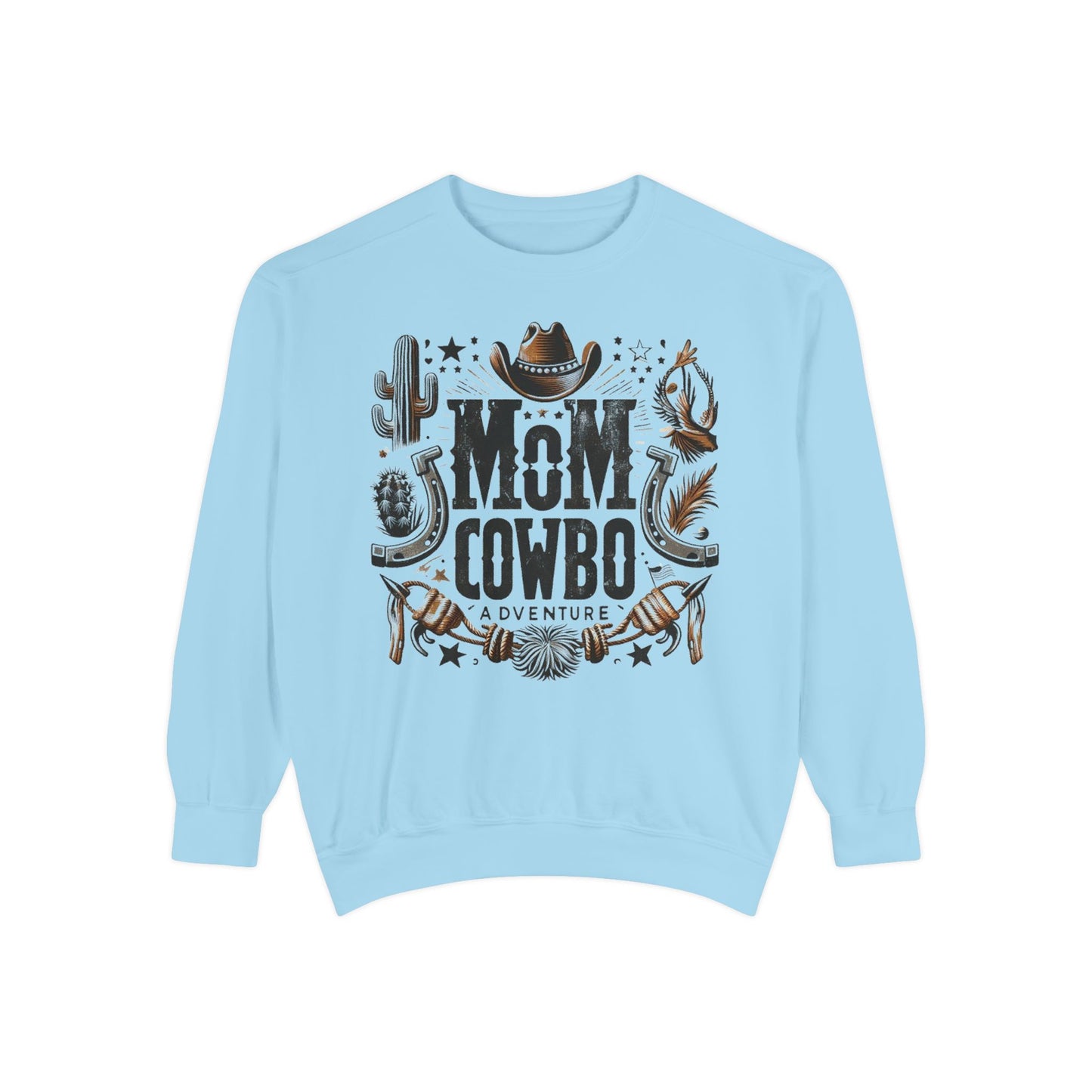 Mom Cowboy Women's Sweatshirt – Perfect for Moms Who Love the West