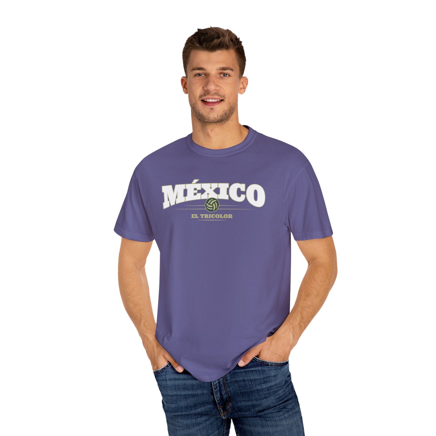 México El Tricolor Unisex T-Shirt Casual Summer Style